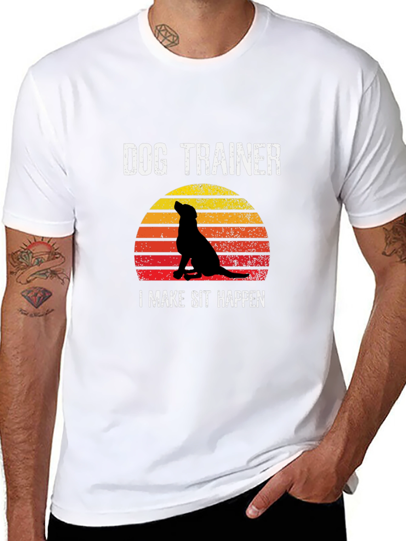 Dog Trainer T-Shirt: I Make Sit Happen!