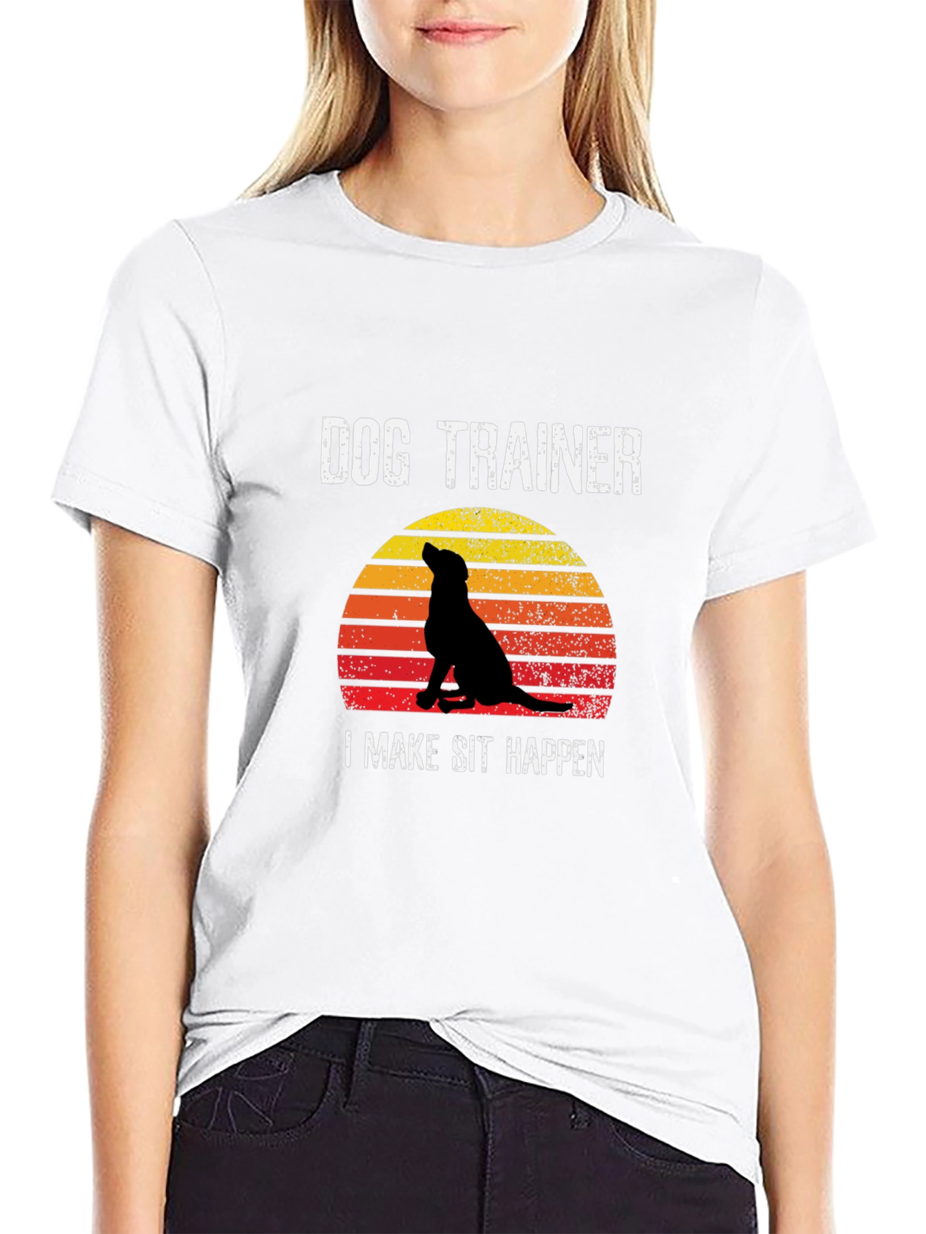 Dog Trainer T-Shirt: I Make Sit Happen!