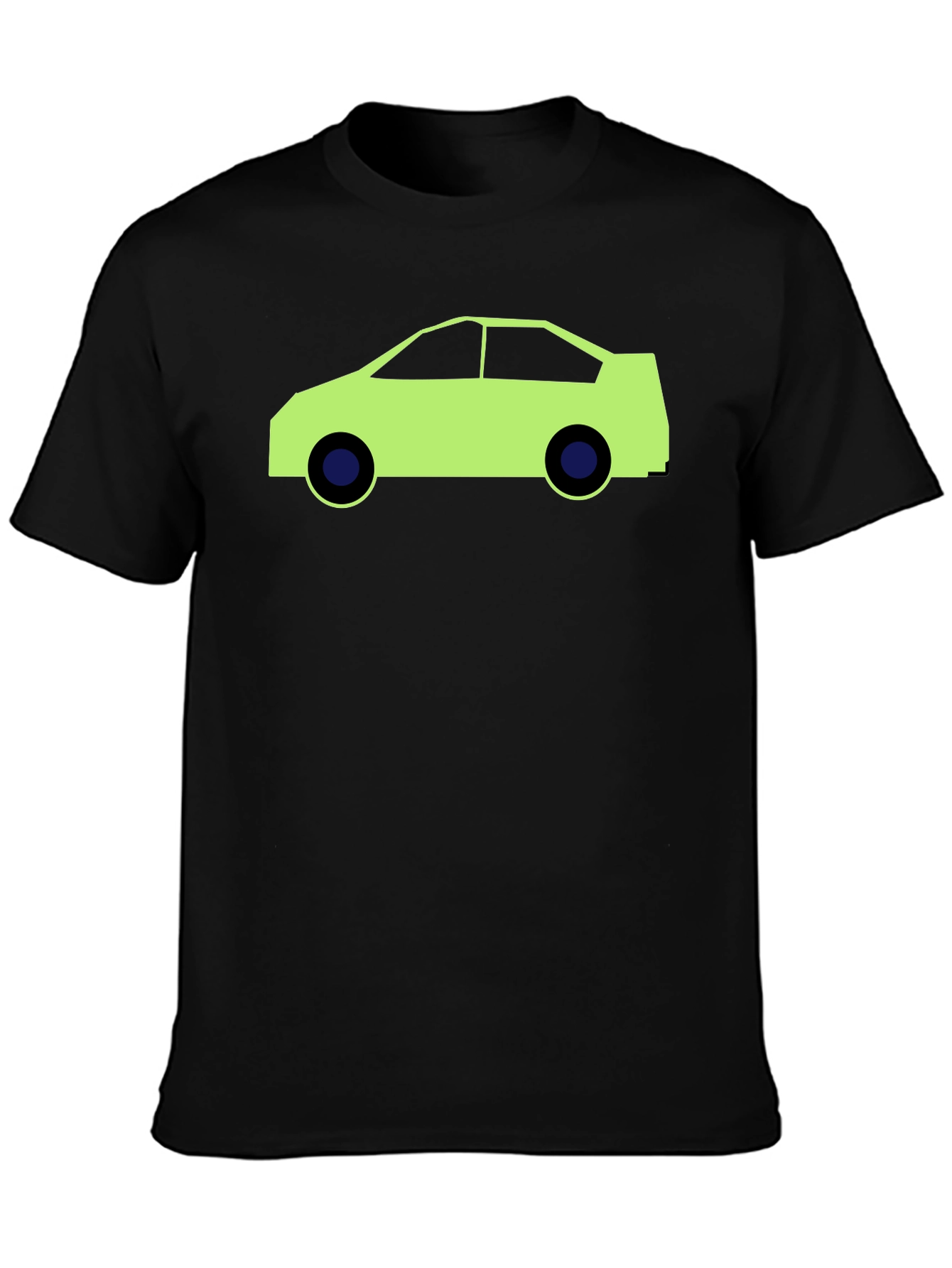 Car Graphic Black T-Shirt