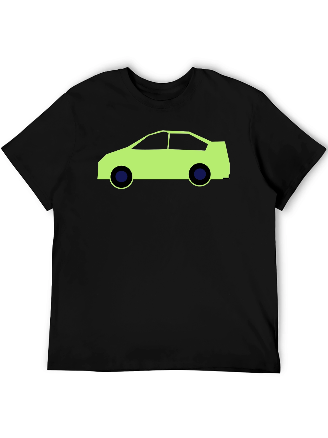 Car Graphic Black T-Shirt