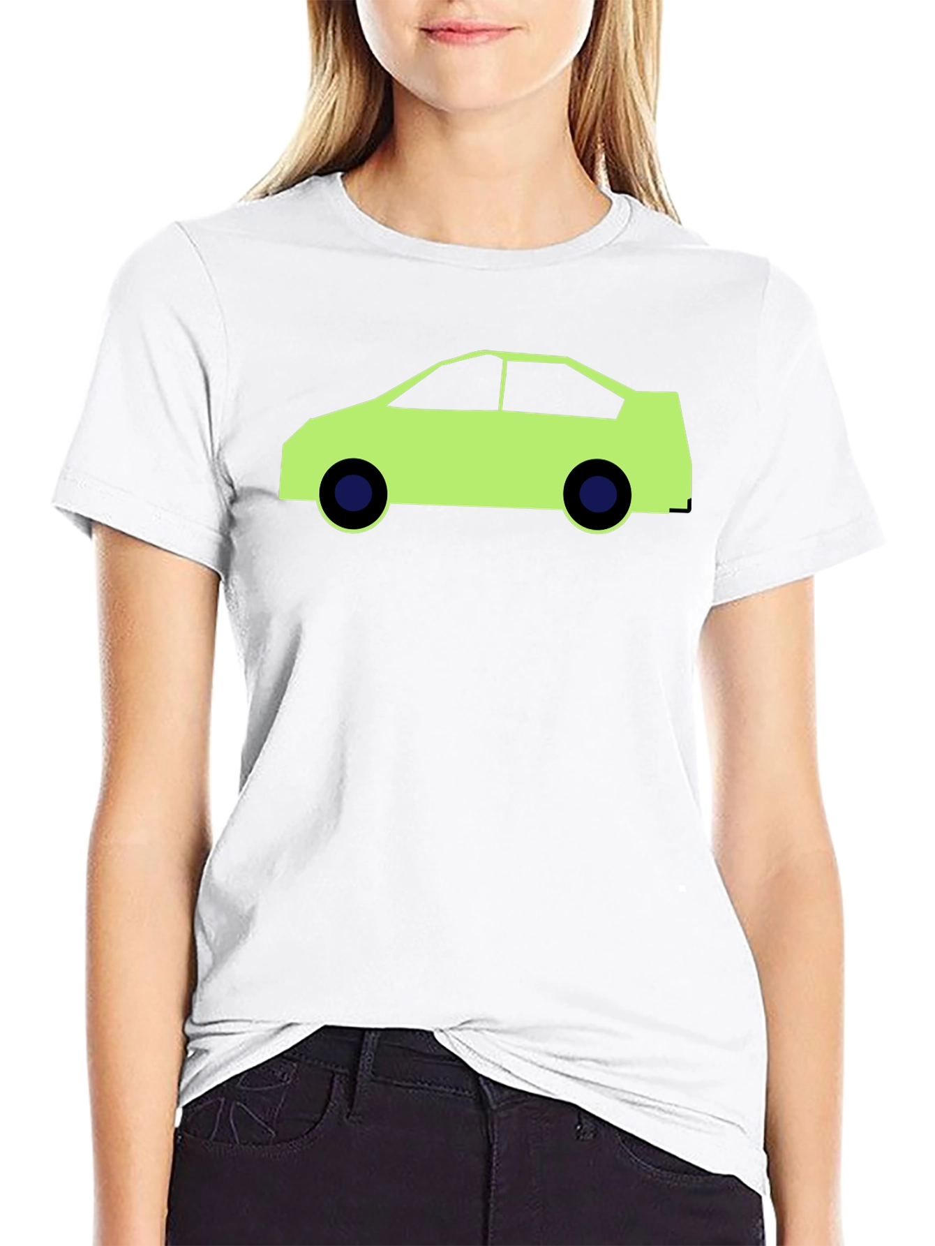 Car Graphic Black T-Shirt