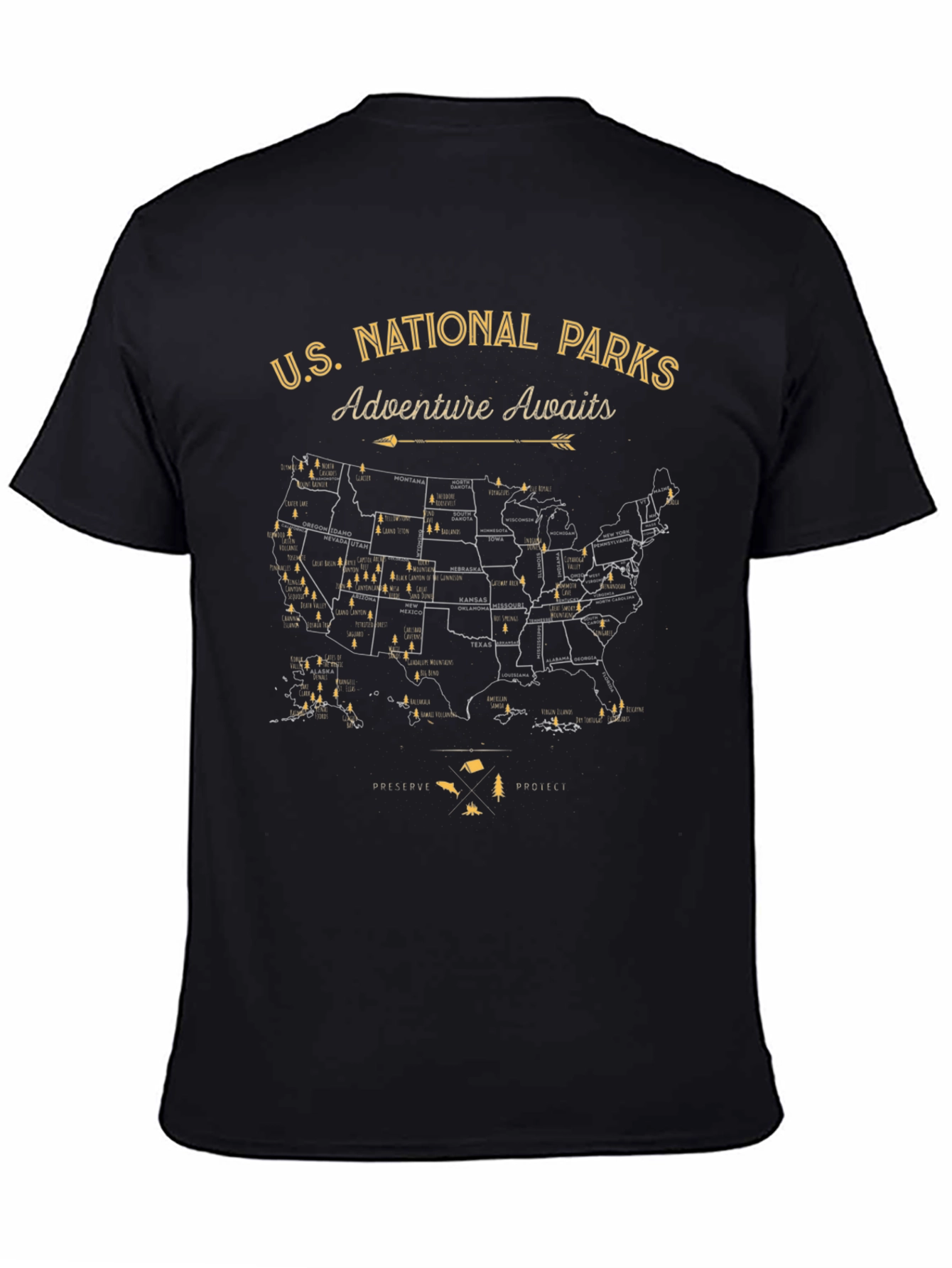 National Parks Adventure Awaits T-Shirt