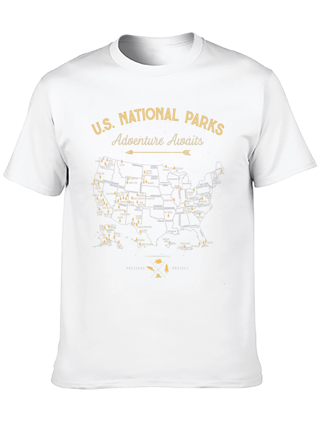 National Parks Adventure Awaits T-Shirt