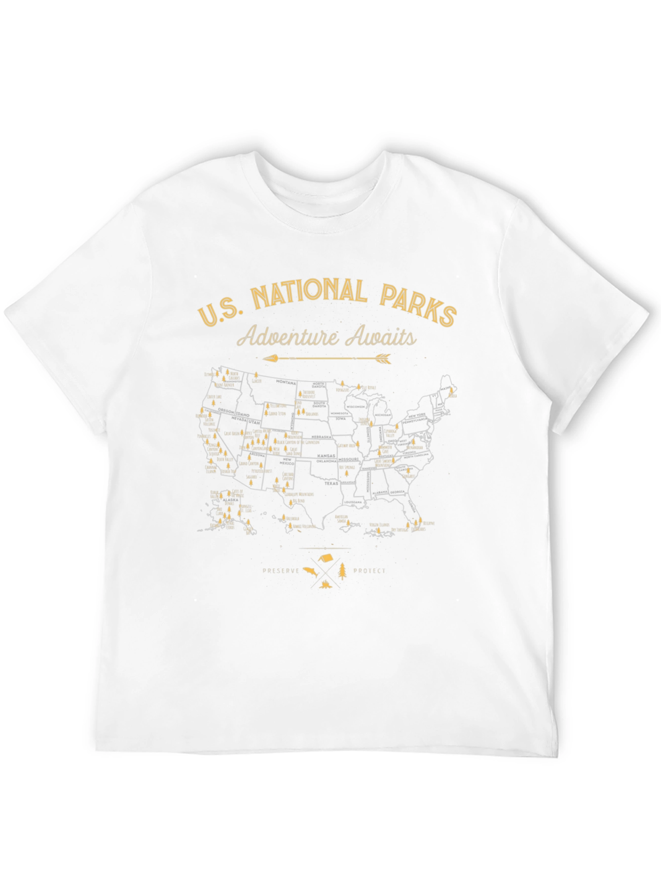 National Parks Adventure Awaits T-Shirt