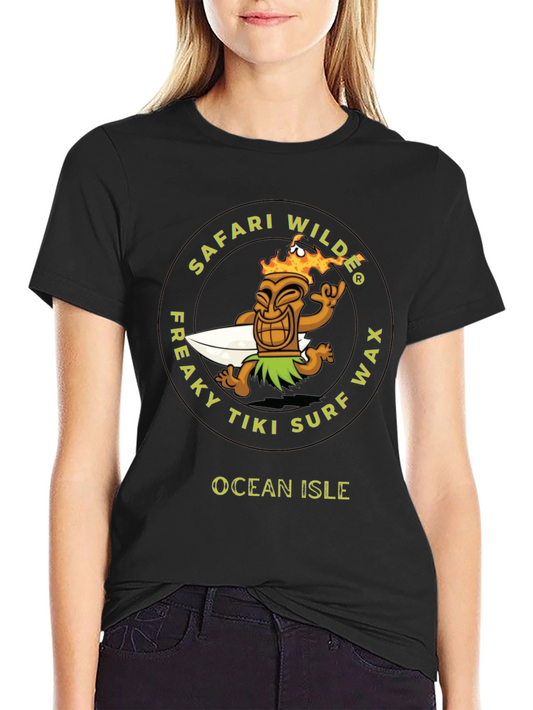 Safari Wilde Tiki Surf Wax Graphic T-Shirt