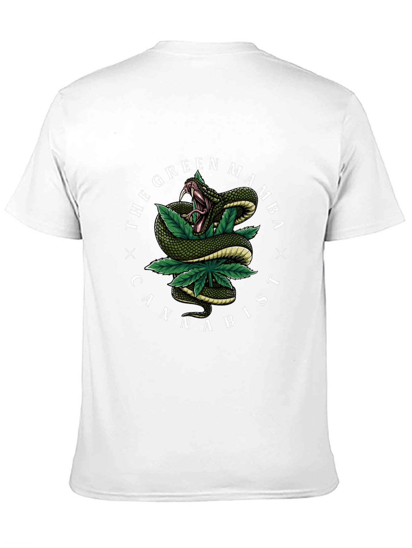 Green Mamba Cannabist T-Shirt - Black Tee