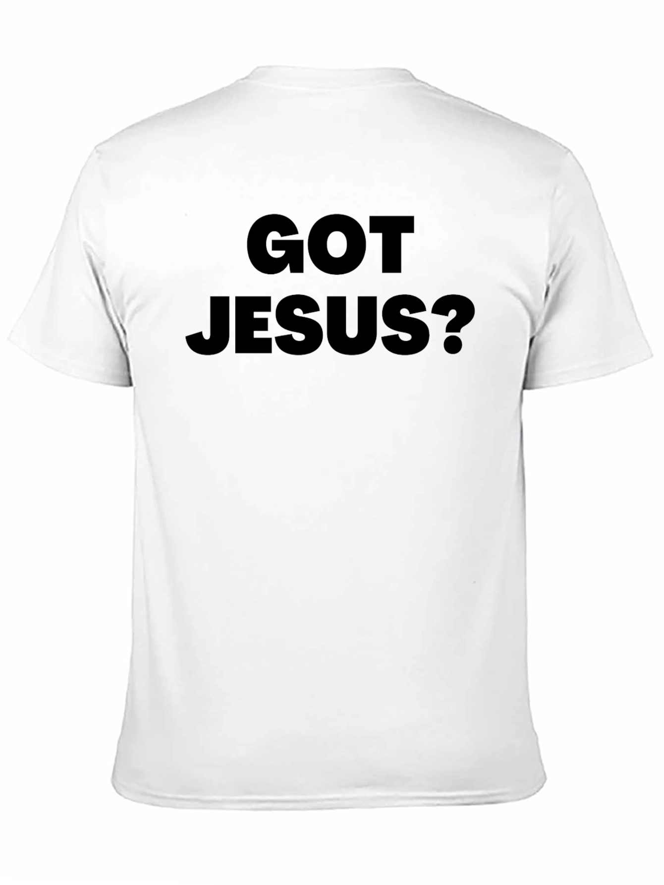 Got Jesus? Black T-Shirt Religious Apparel