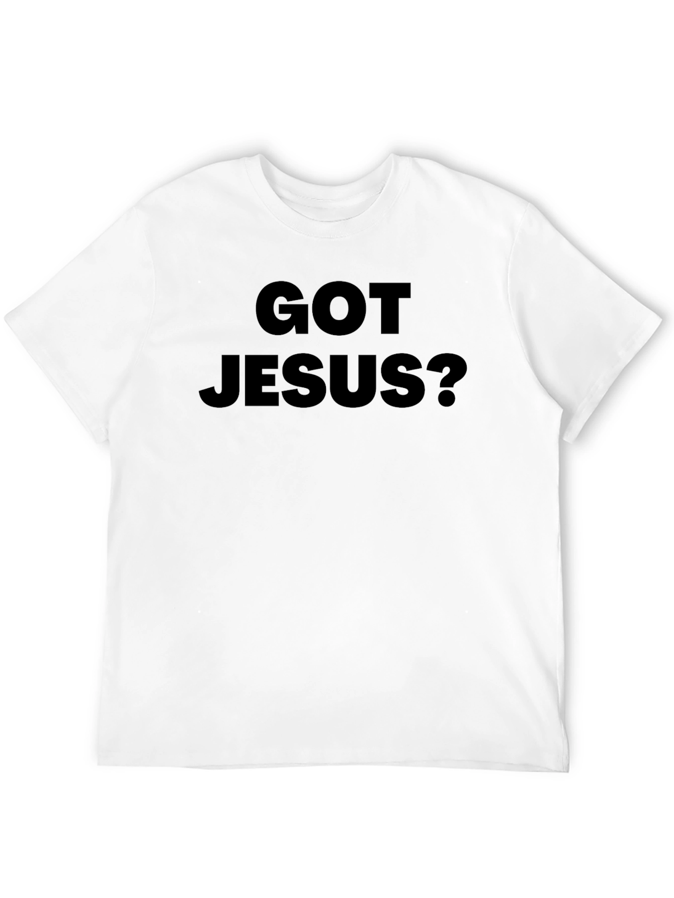 Got Jesus? Black T-Shirt Religious Apparel