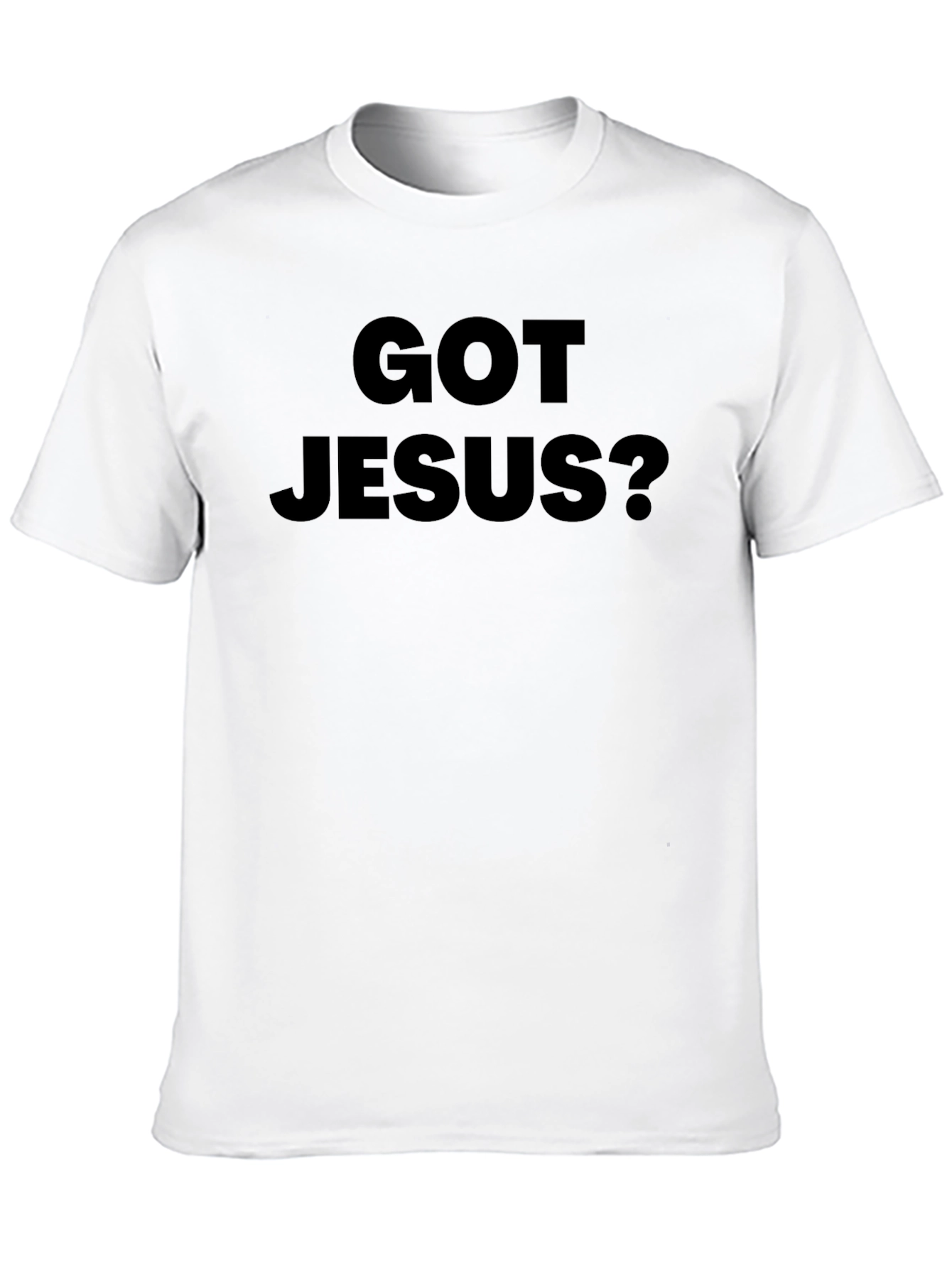 Got Jesus? Black T-Shirt Religious Apparel