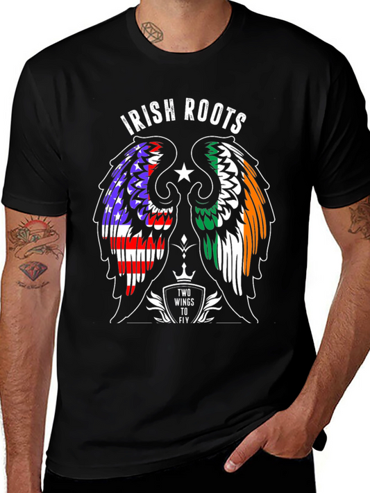 Irish Roots T-Shirt - Wings to Fly Design