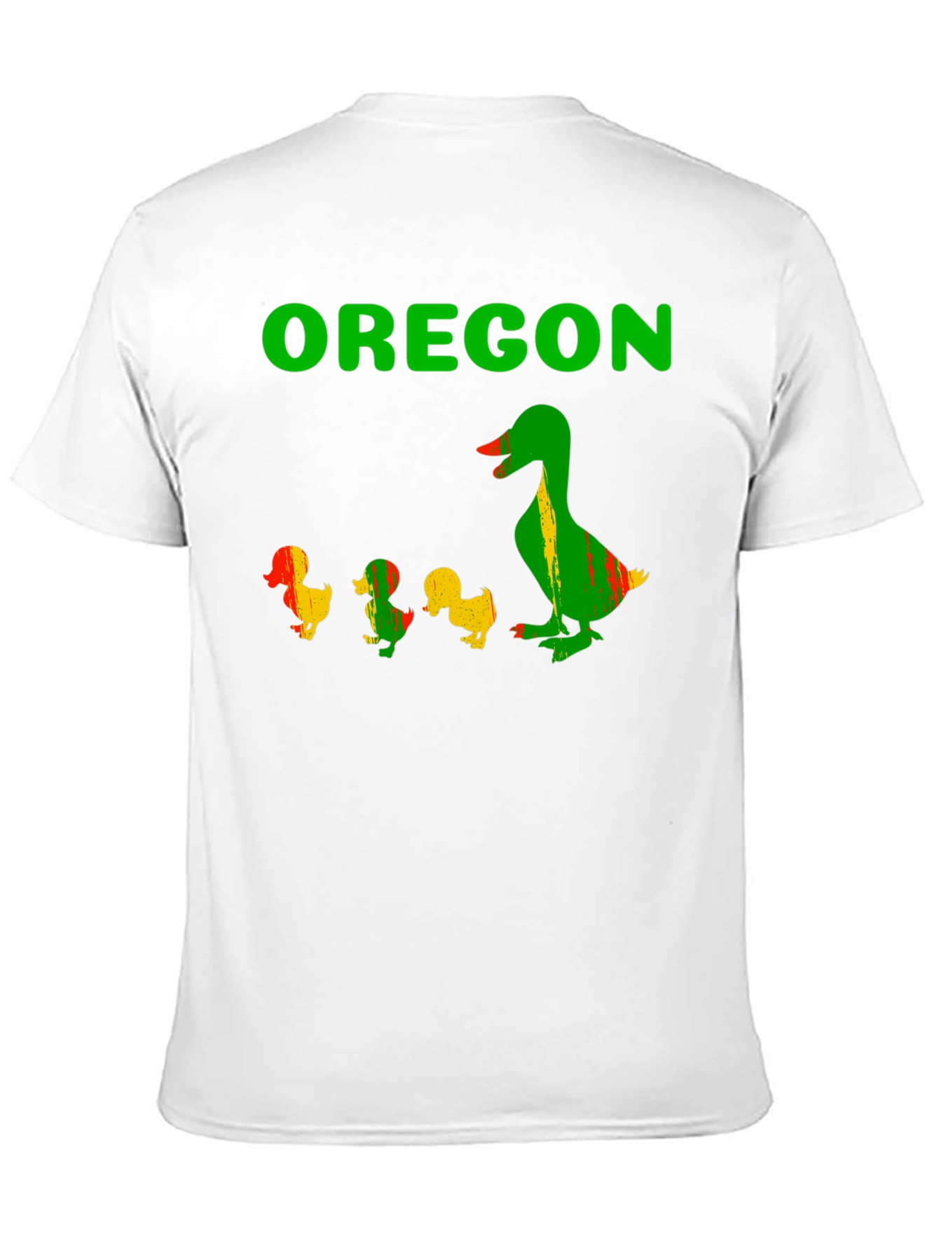 Oregon Ducks T-Shirt - Mama Duck and Ducklings