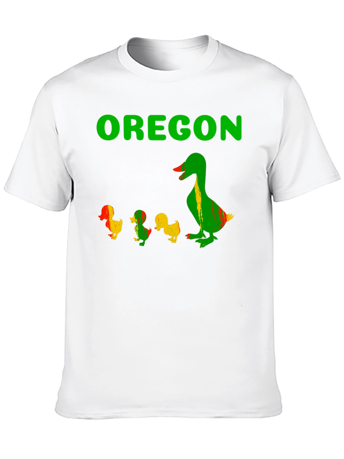 Oregon Ducks T-Shirt - Mama Duck and Ducklings