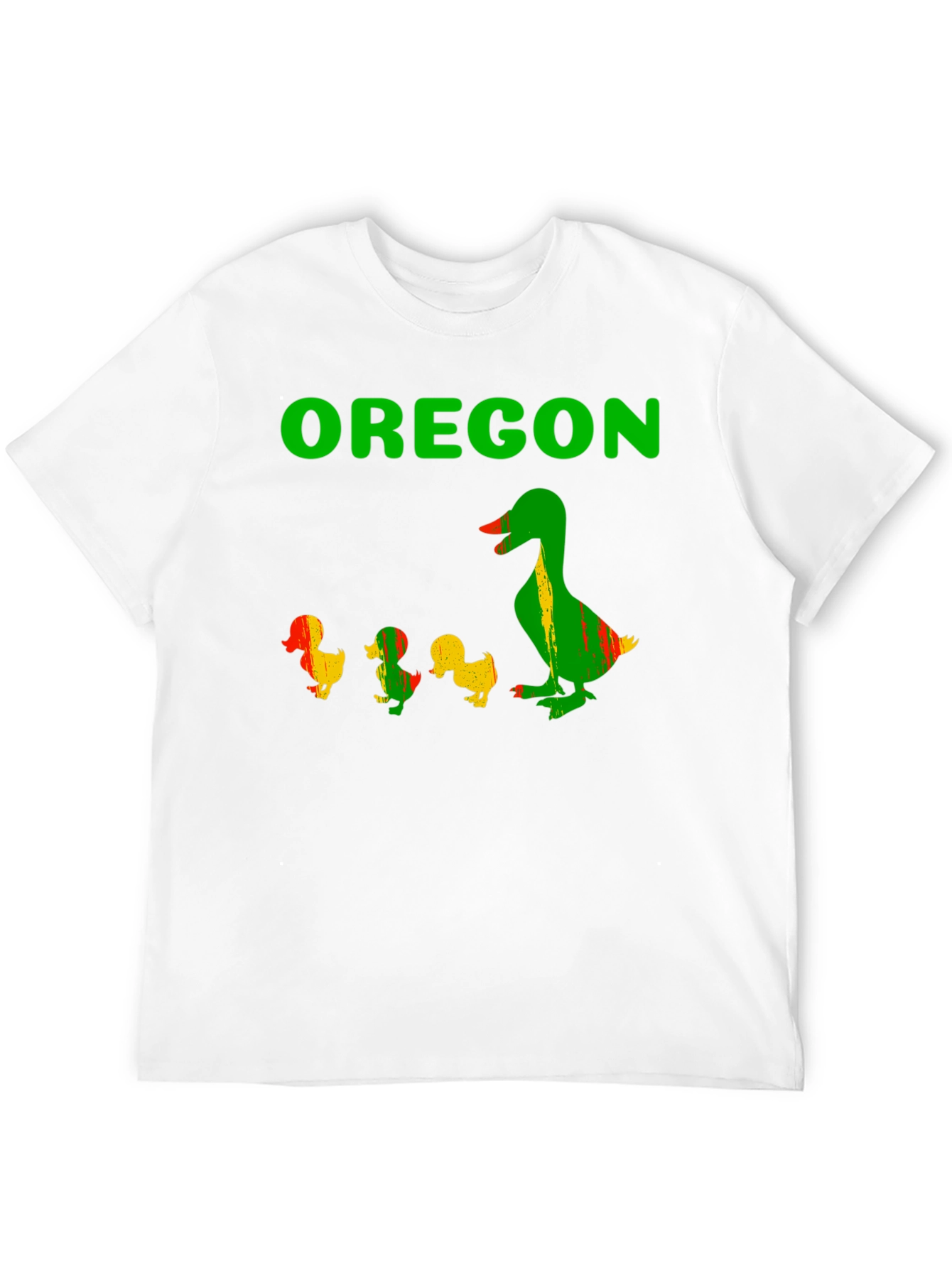 Oregon Ducks T-Shirt - Mama Duck and Ducklings