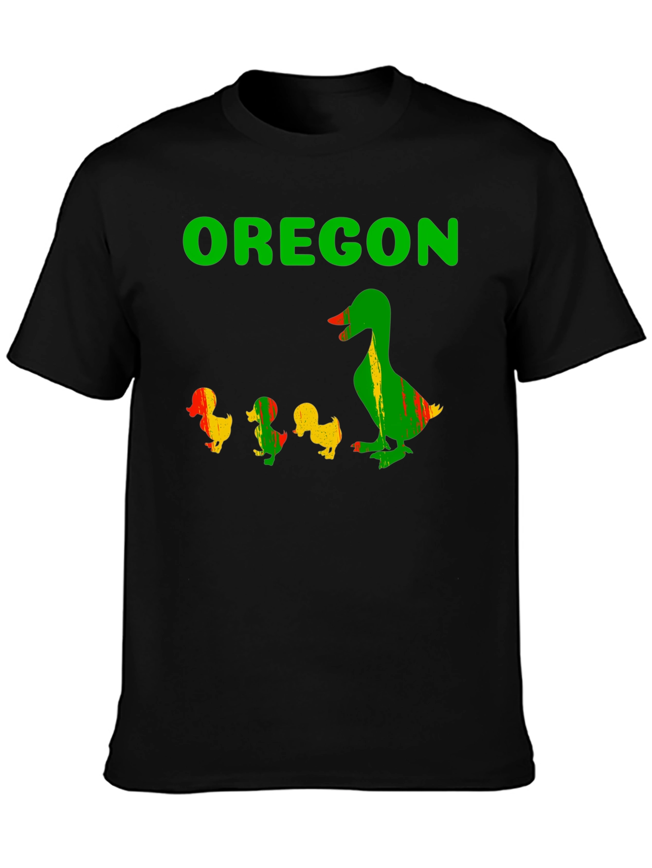 Oregon Ducks T-Shirt - Mama Duck and Ducklings