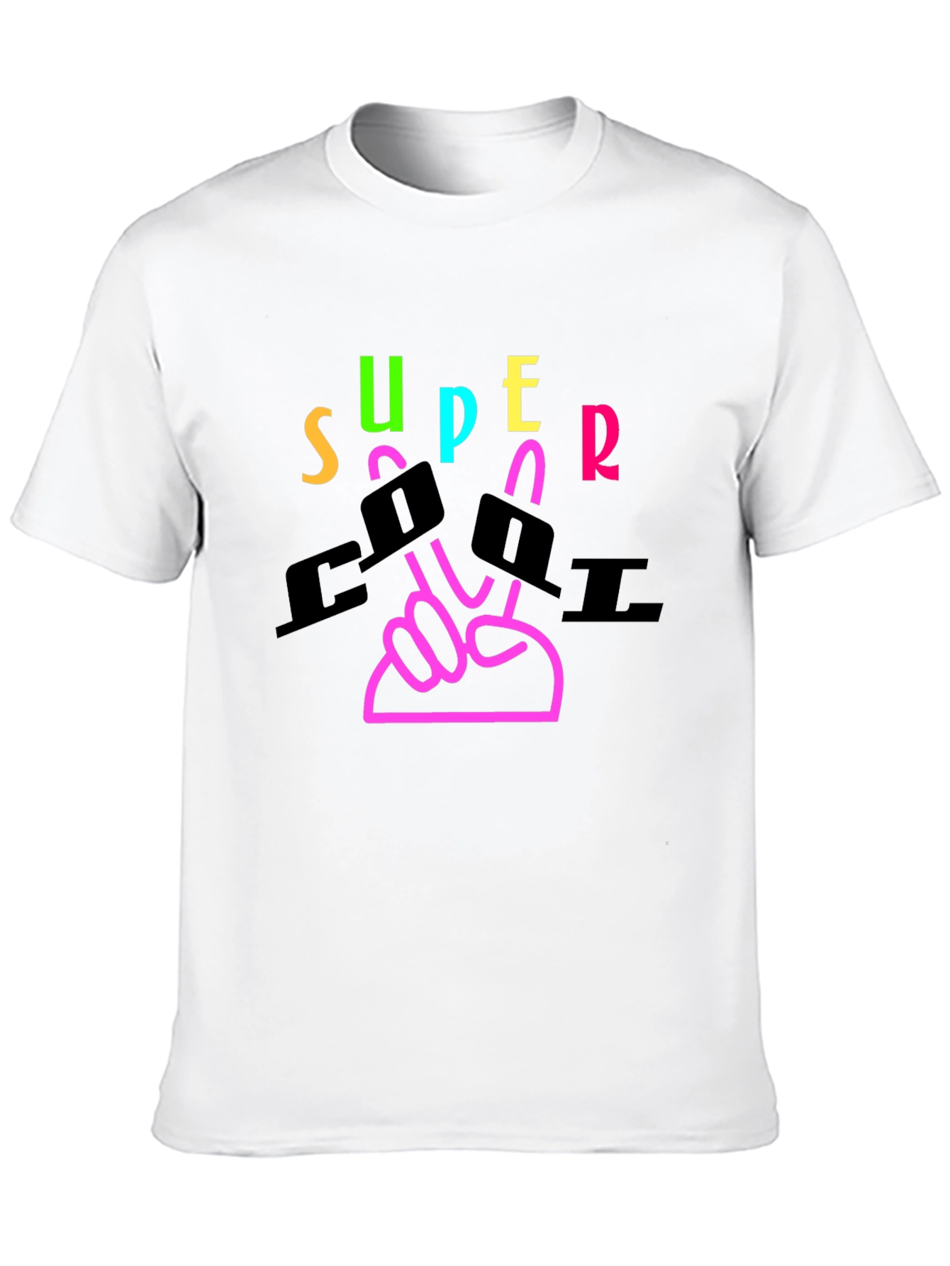 Super Cool Graphic Tee - Black T-Shirt