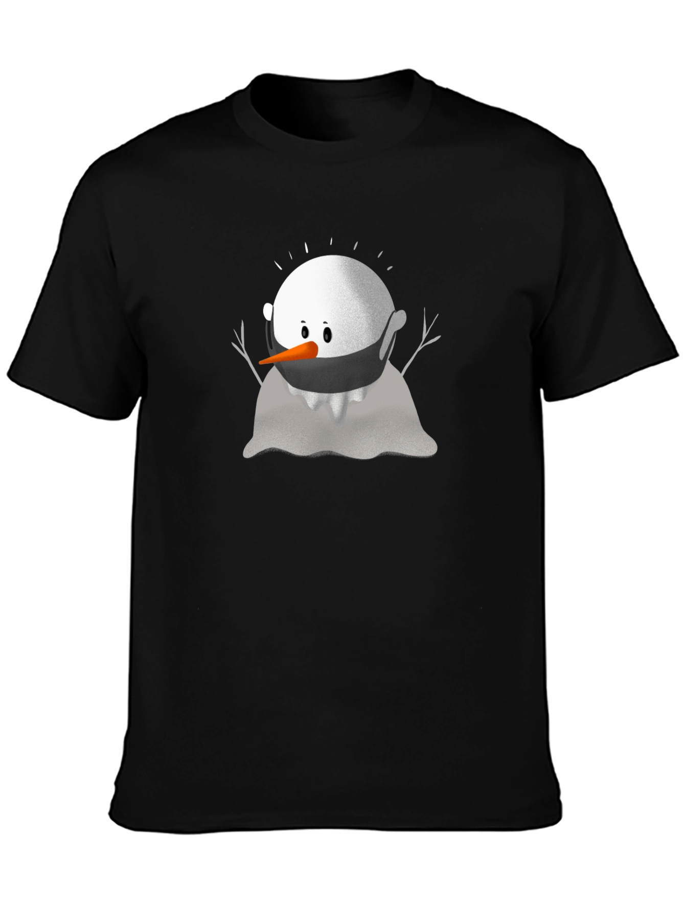 Masked Snowman Graphic Tee
