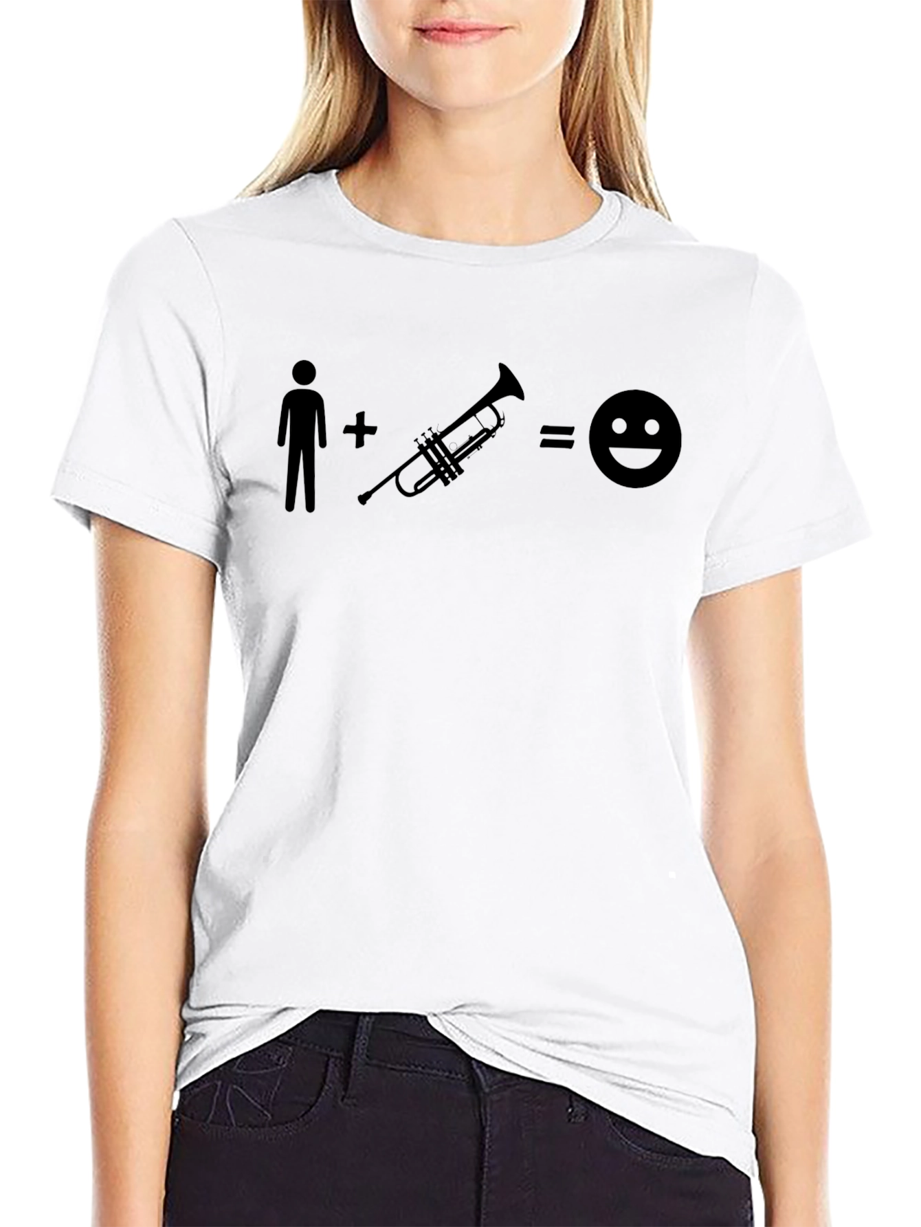 Trumpet Player Happy T-Shirt