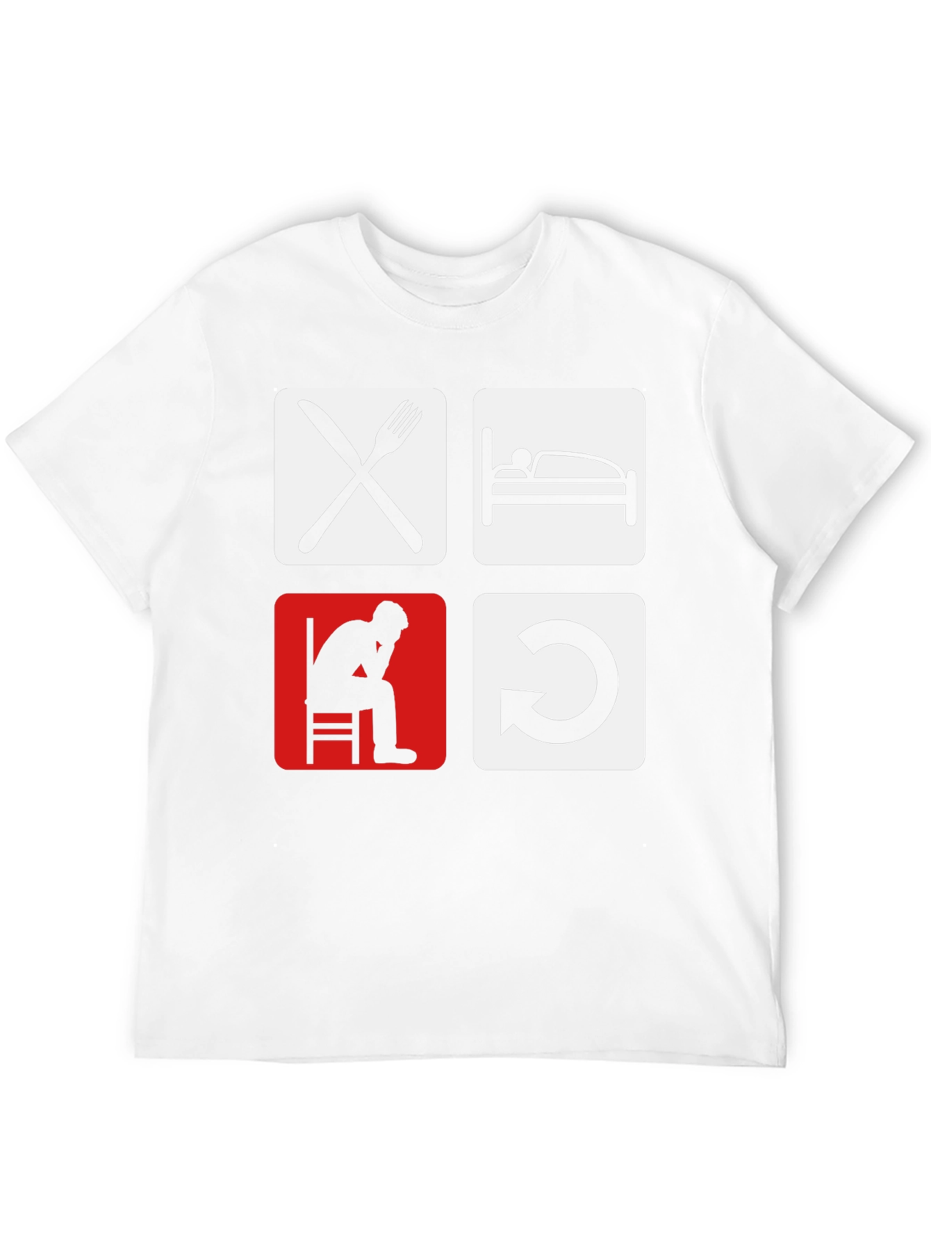 Eat Sleep Code Repeat Graphic Tee