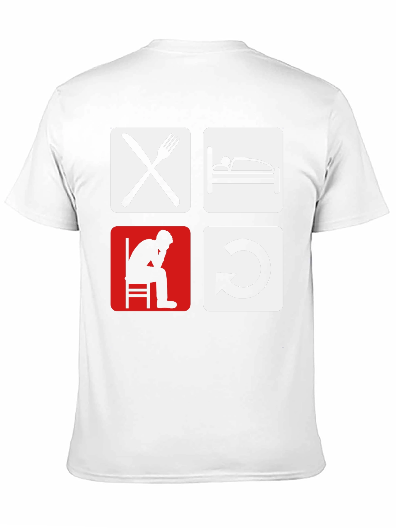 Eat Sleep Code Repeat Graphic Tee
