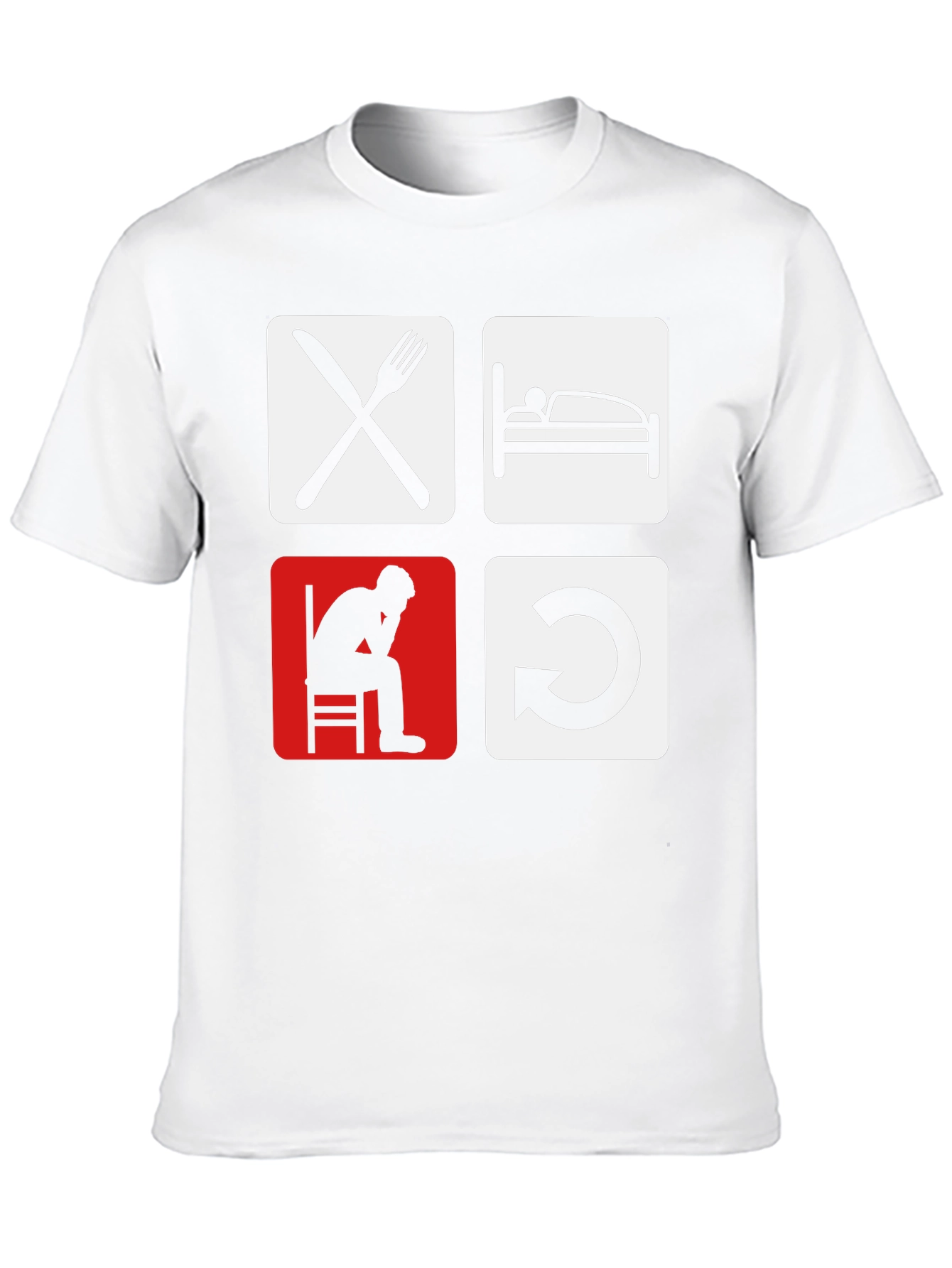 Eat Sleep Code Repeat Graphic Tee
