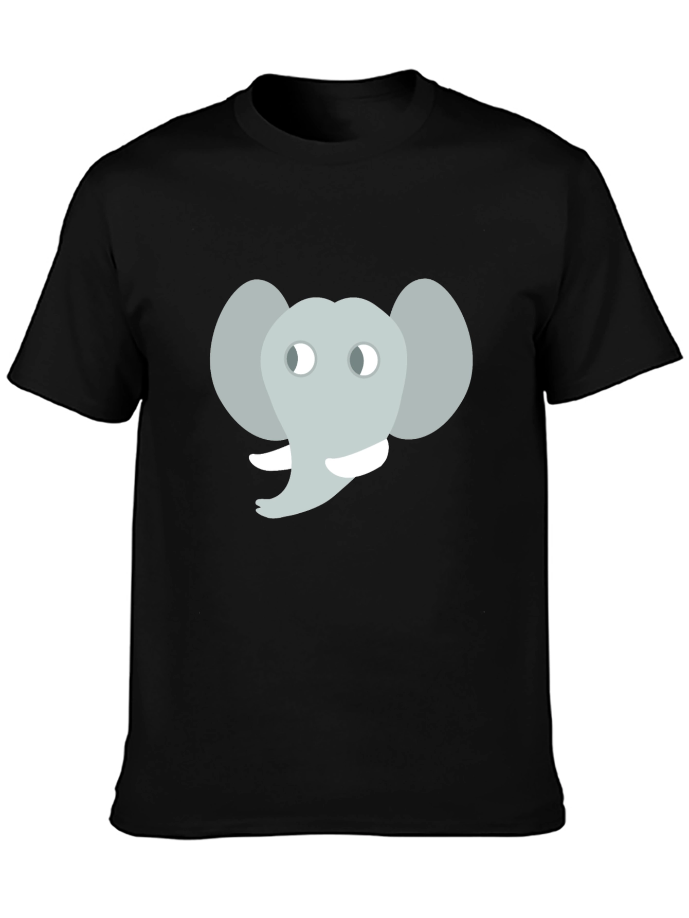 Elephant Graphic Black T-Shirt