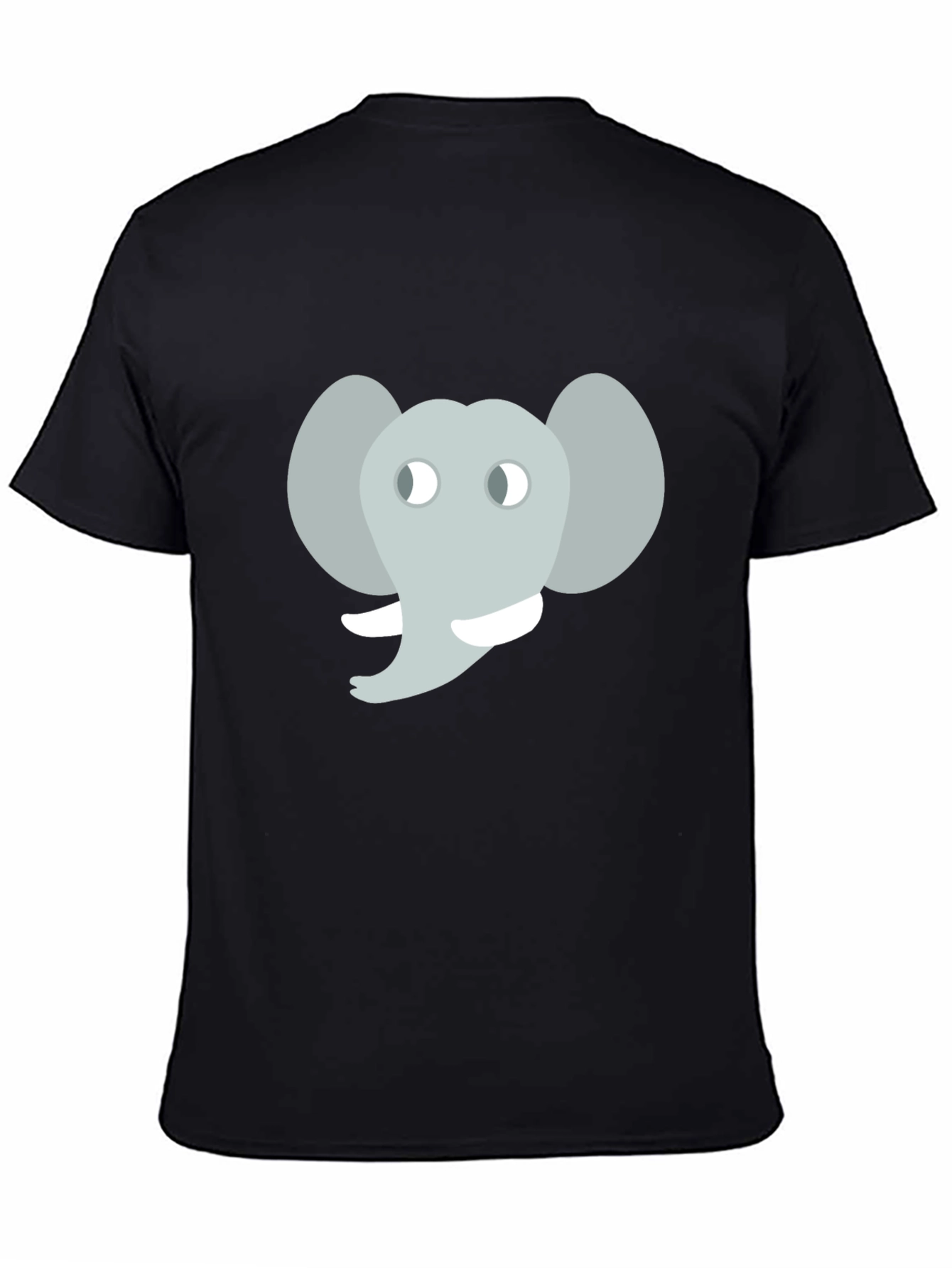 Elephant Graphic Black T-Shirt