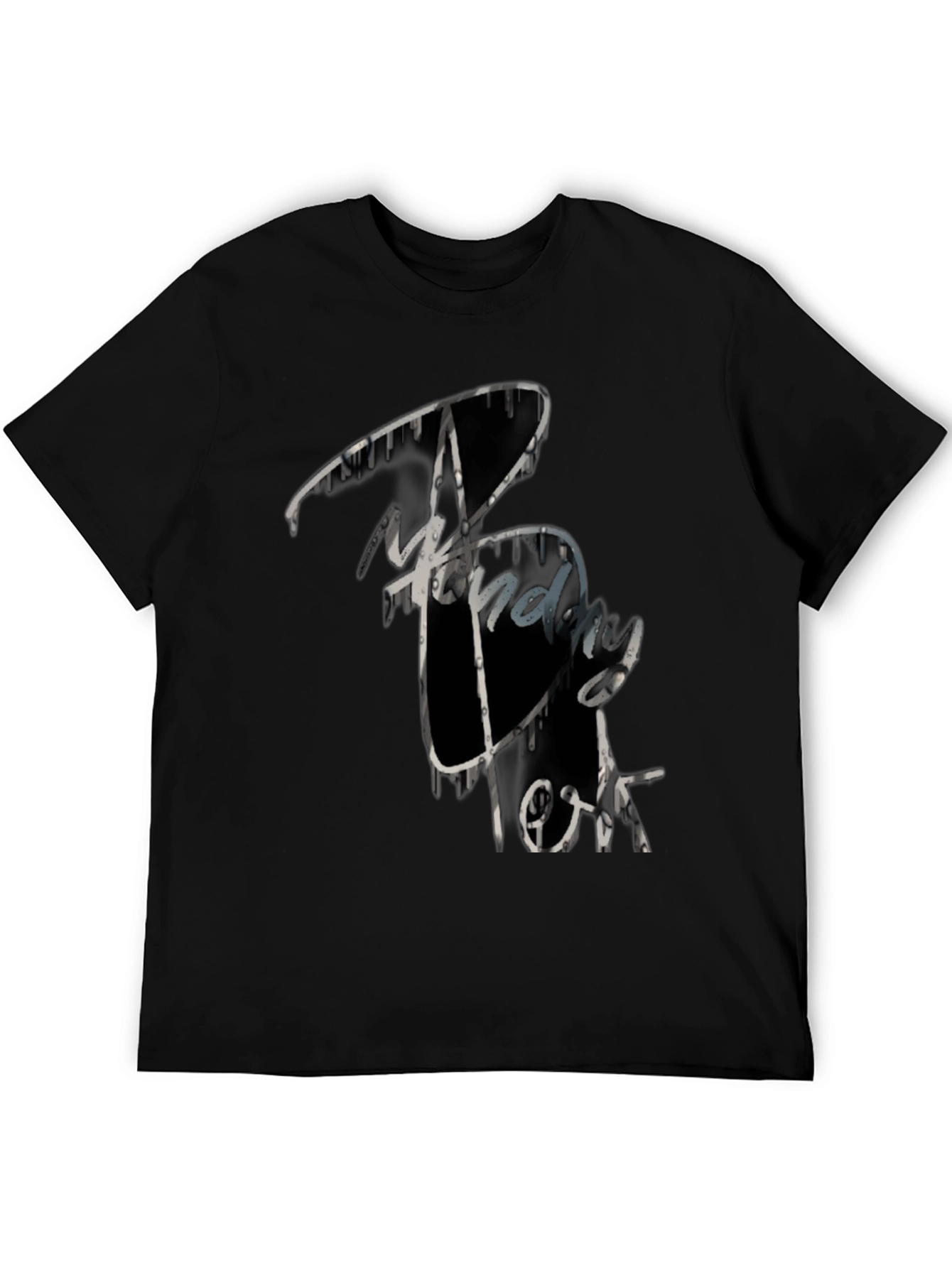 Trendy Graphic Print Crew Neck T-Shirt