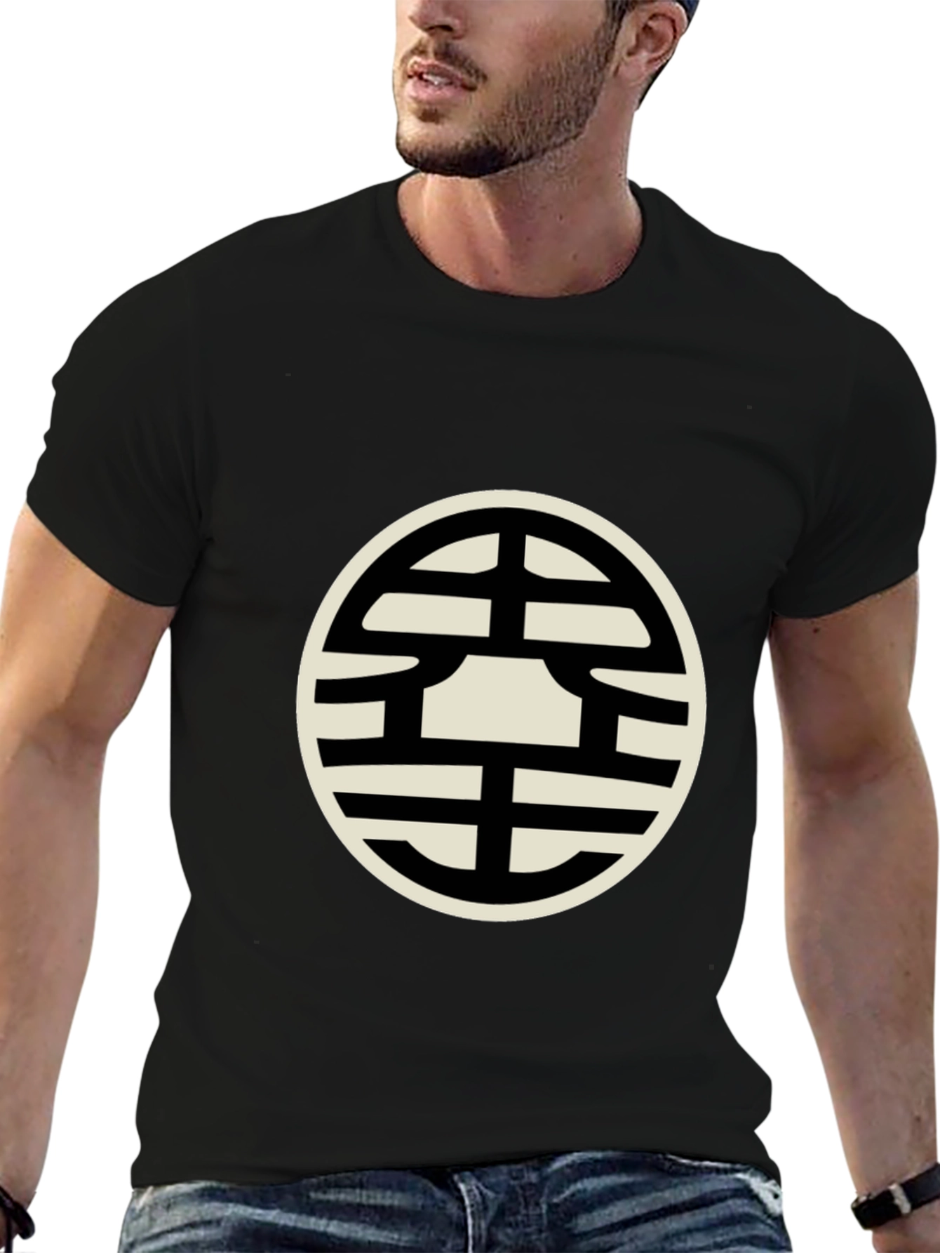 Dragon Ball Z Kanji Symbol Black T-Shirt