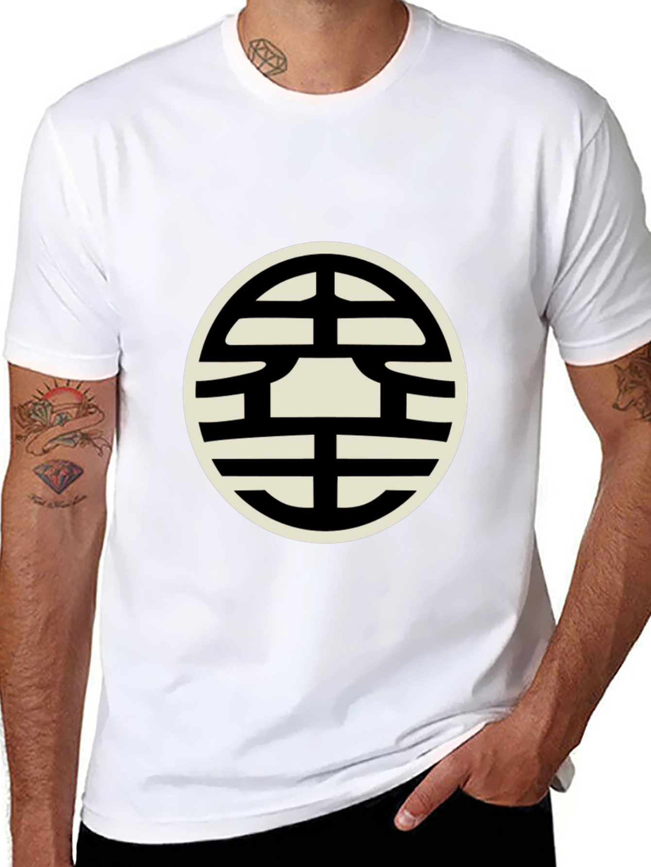 Dragon Ball Z Kanji Symbol Black T-Shirt