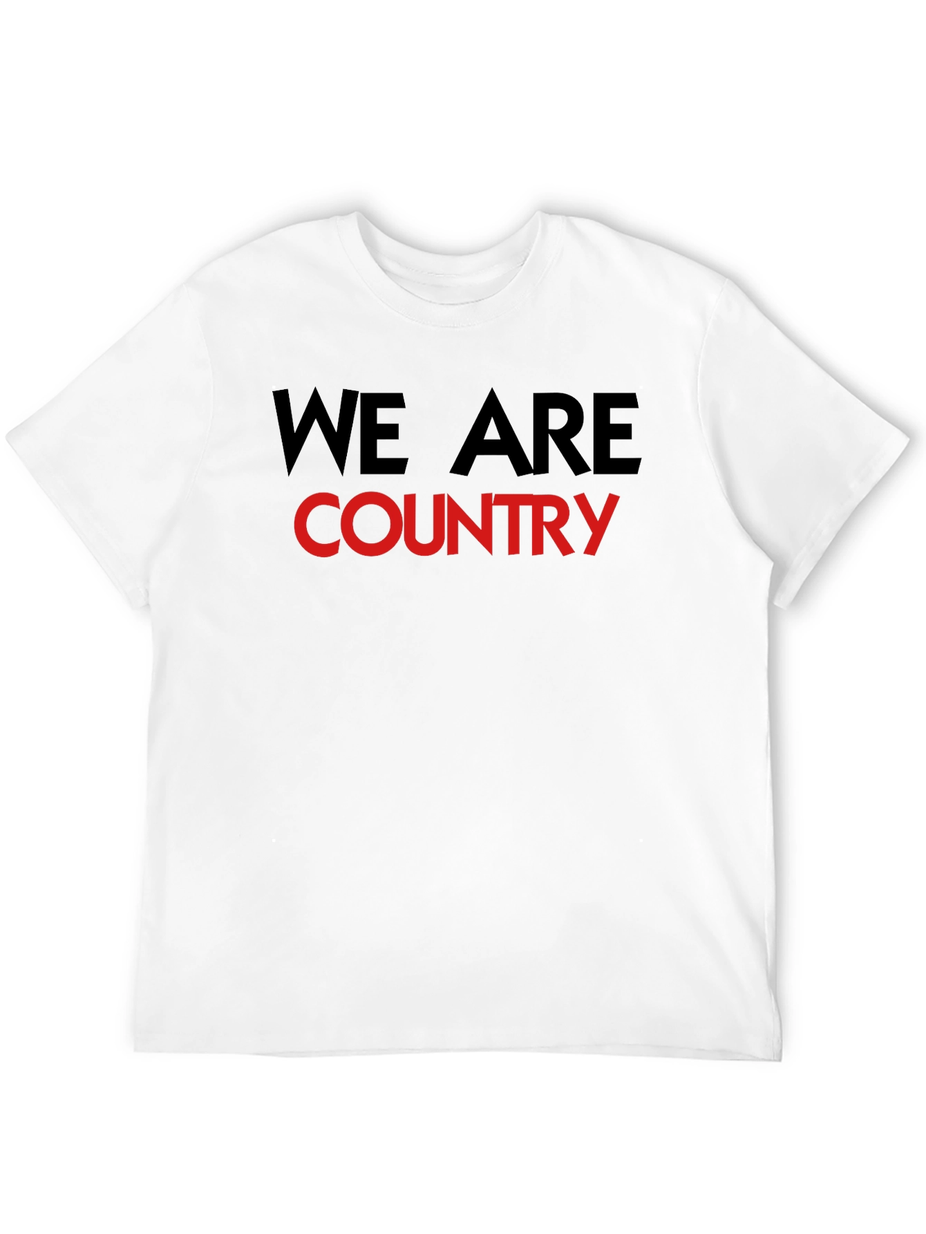 We Are Country Graphic Tee - Black T-Shirt