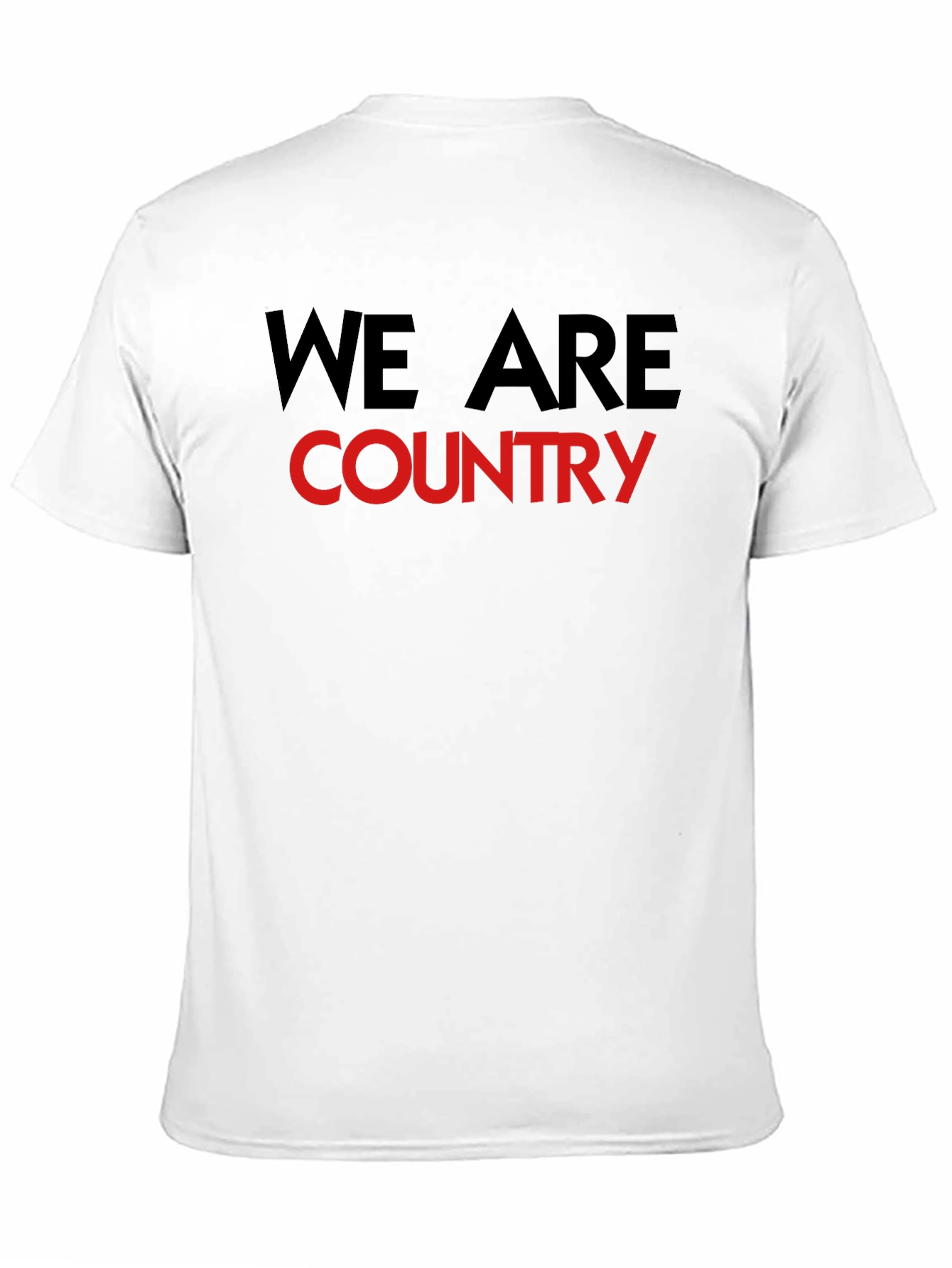 We Are Country Graphic Tee - Black T-Shirt