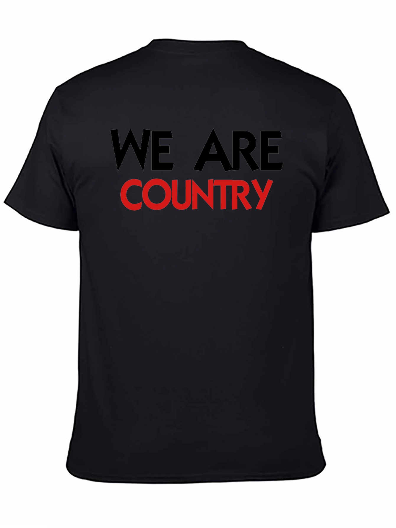 We Are Country Graphic Tee - Black T-Shirt