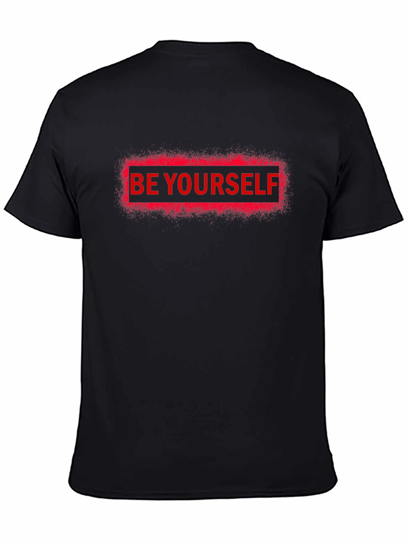 Be Yourself Graphic Tee - Trendy Black T-Shirt
