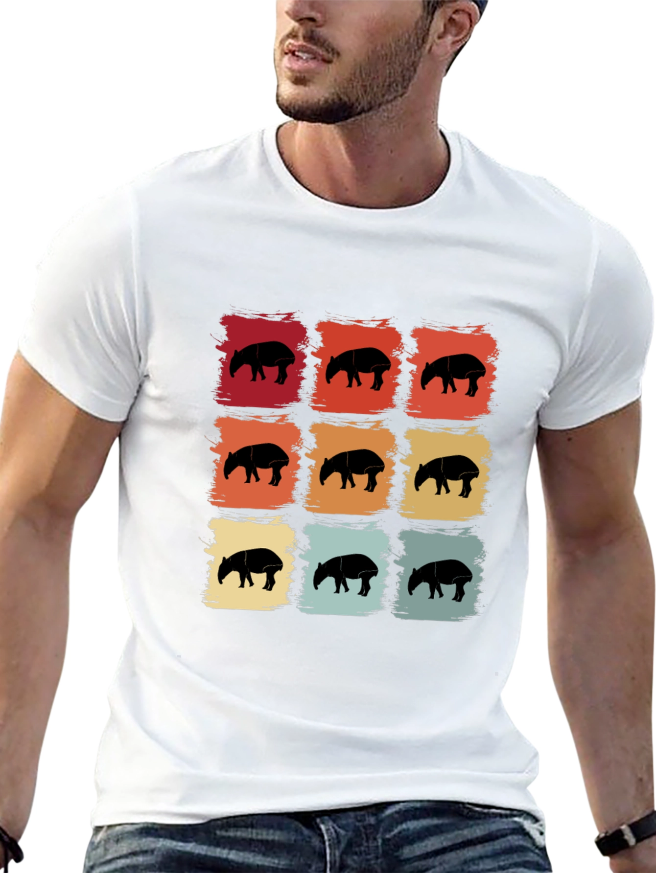 Retro Tapir Graphic Tee