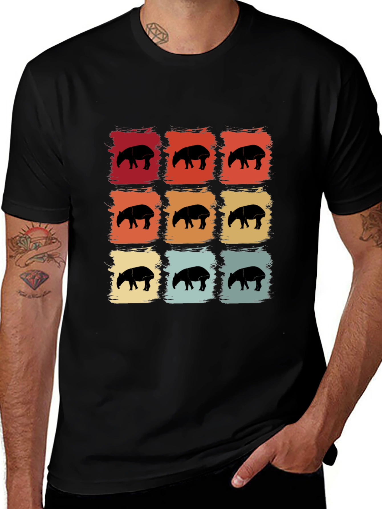 Retro Tapir Graphic Tee