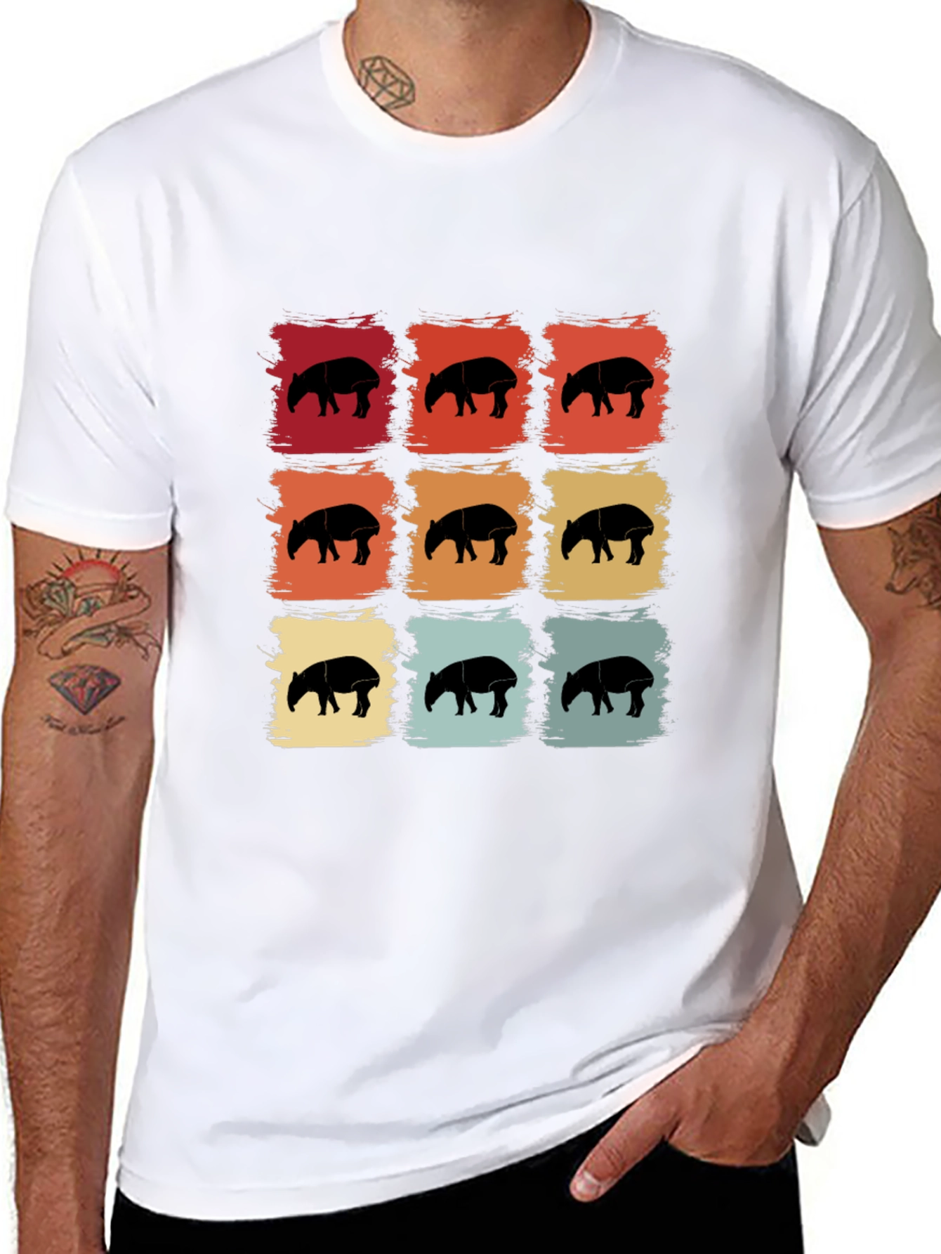 Retro Tapir Graphic Tee