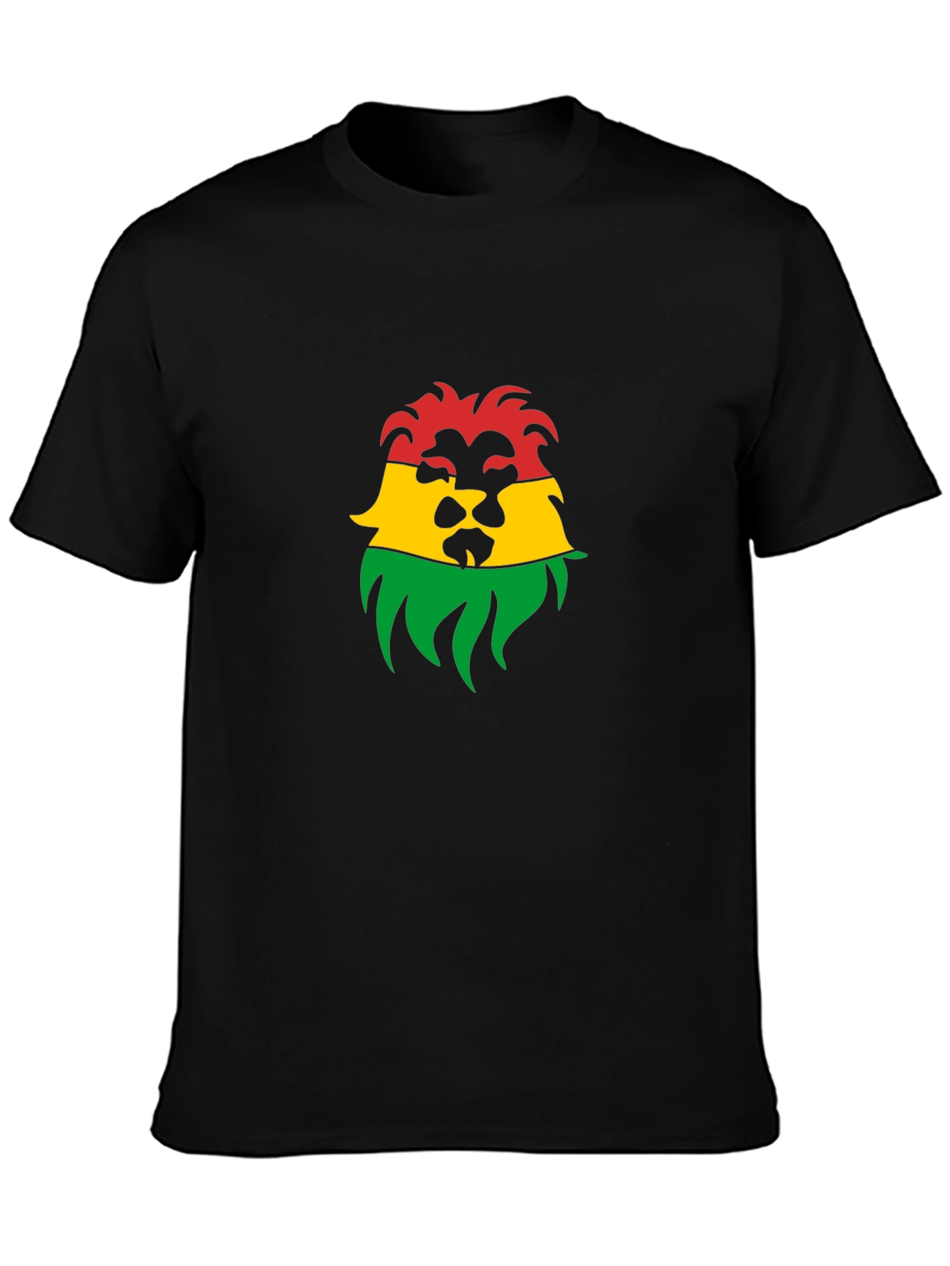 Rasta Lion Graphic T-Shirt - Reggae Inspired Design