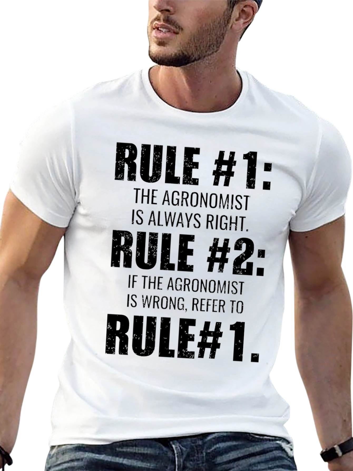 Agronomist Rule T-Shirt - Funny Agronomy Gift