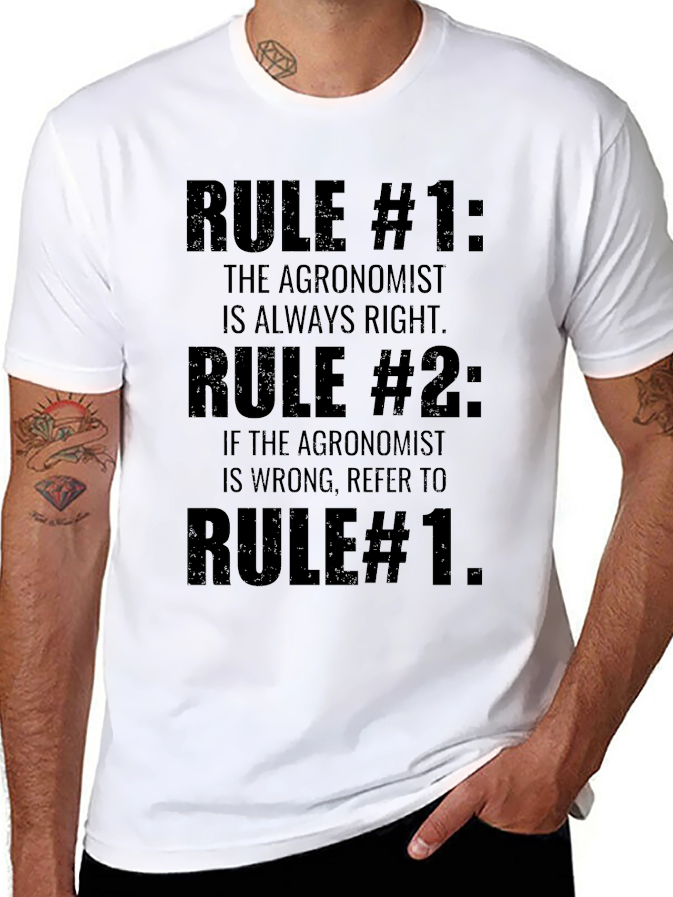 Agronomist Rule T-Shirt - Funny Agronomy Gift