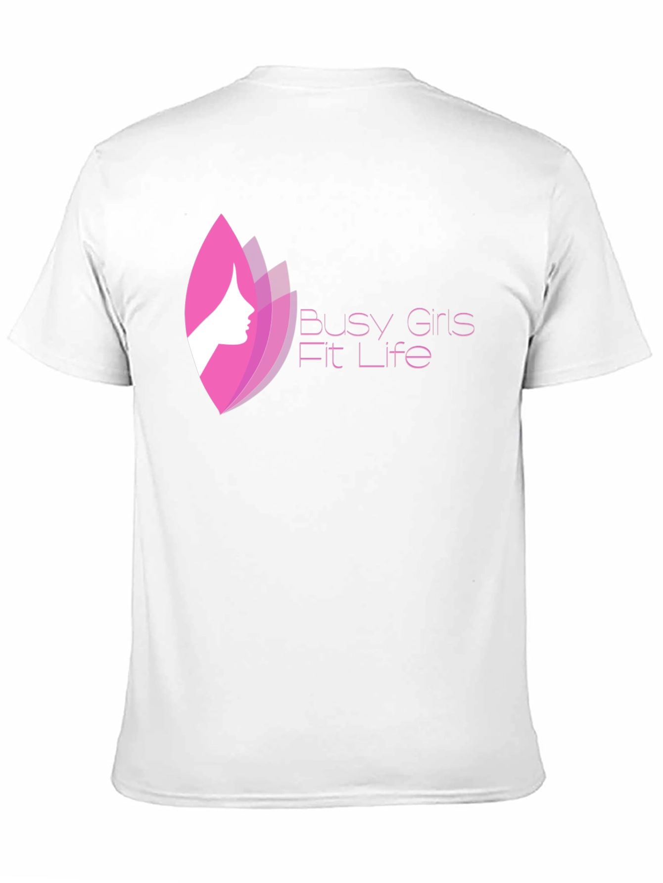 Busy Girls Fit Life Black Graphic Tee