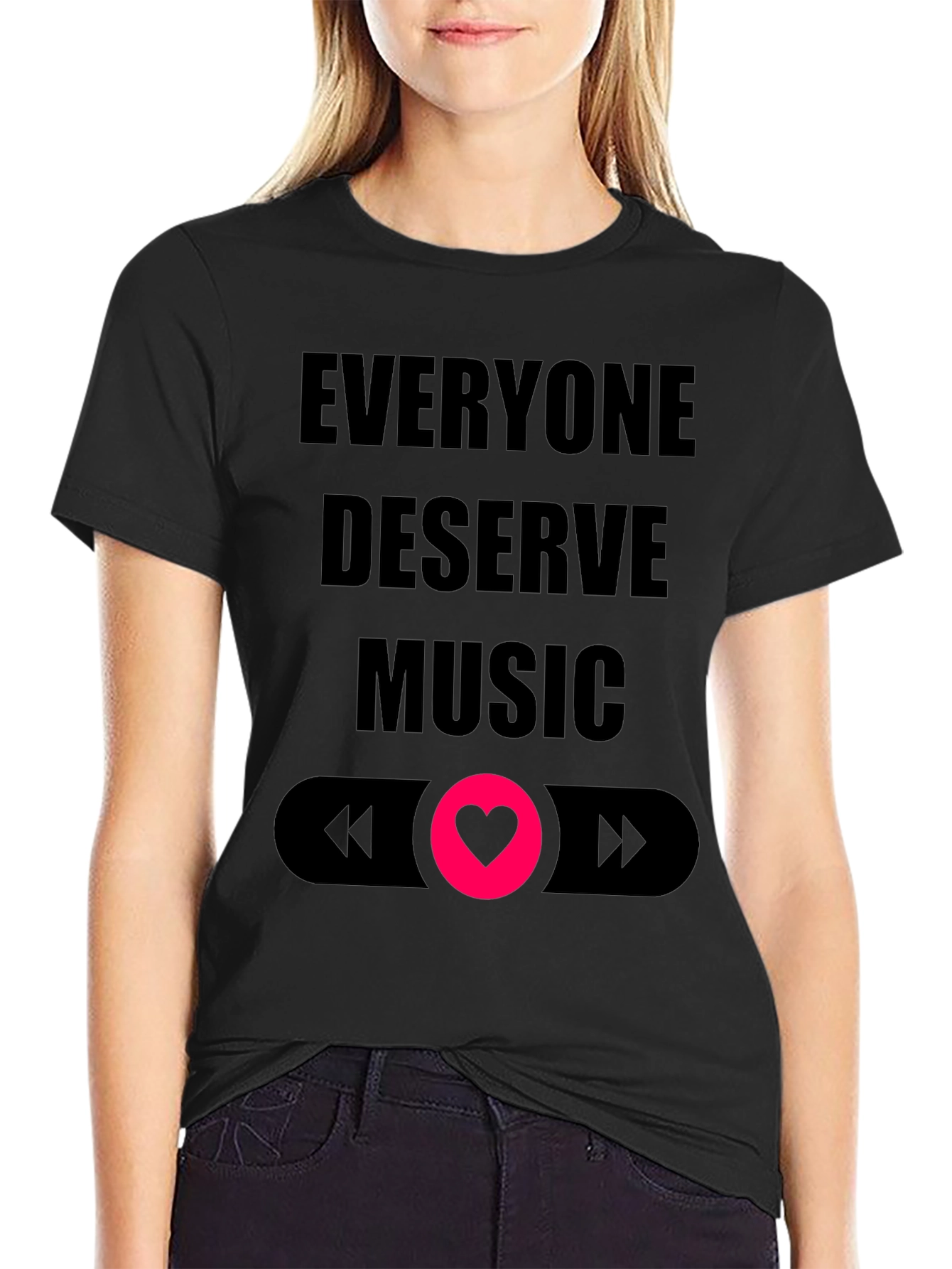 Everyone Deserves Music Graphic T-Shirt