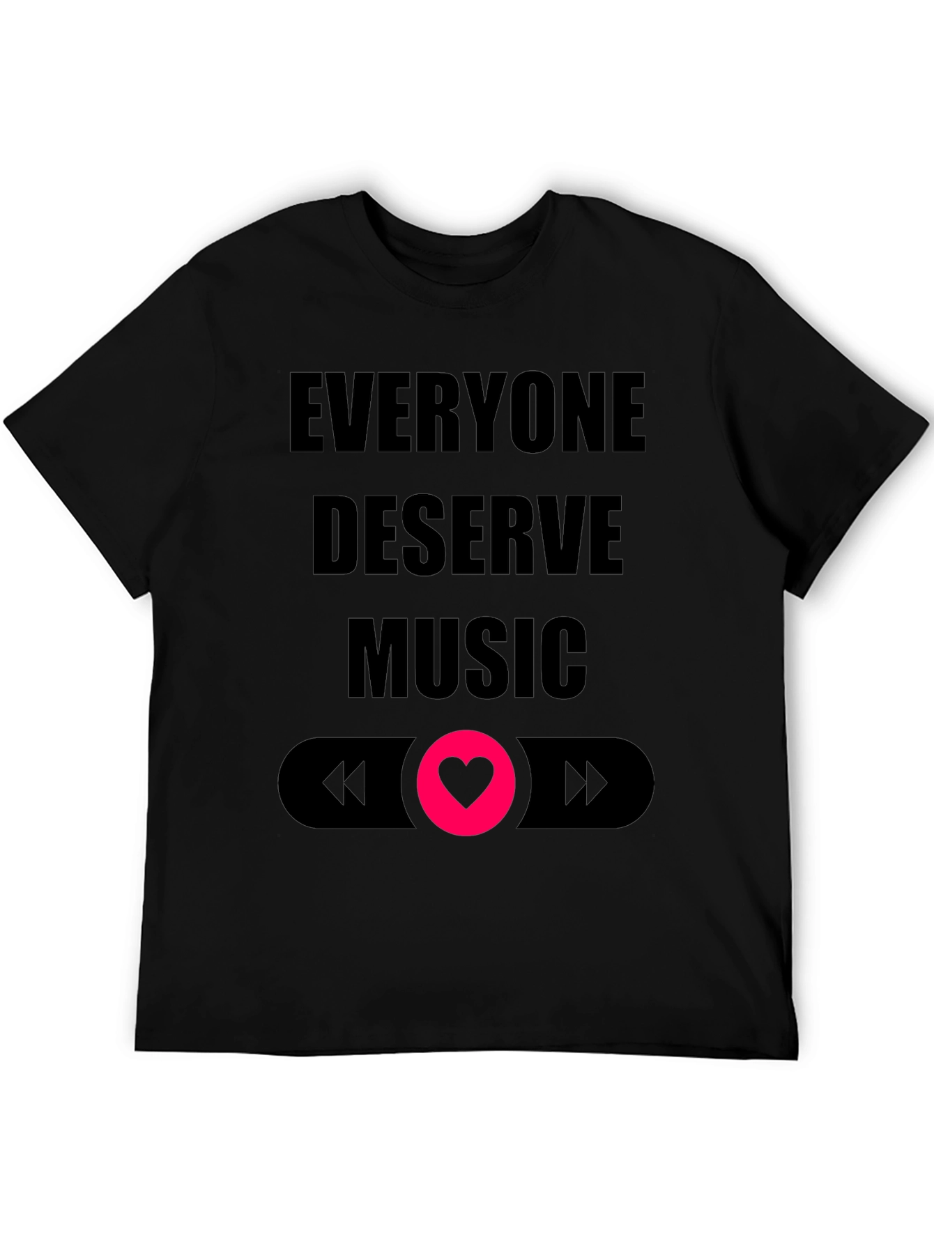 Everyone Deserves Music Graphic T-Shirt