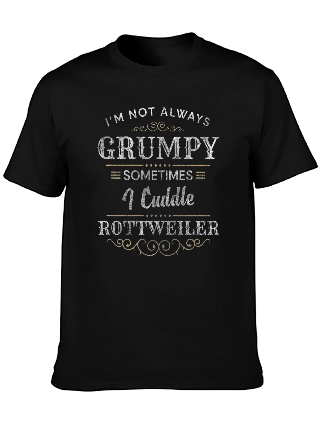 Grumpy Rottweiler Cuddle T-Shirt