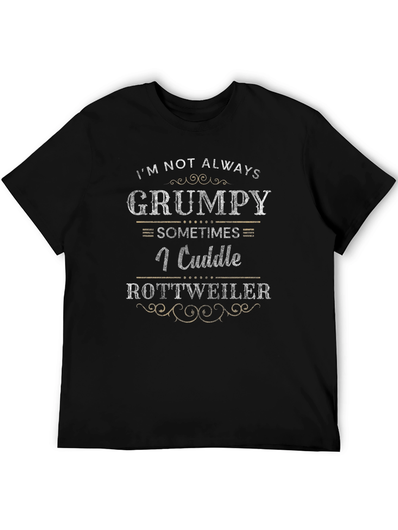 Grumpy Rottweiler Cuddle T-Shirt
