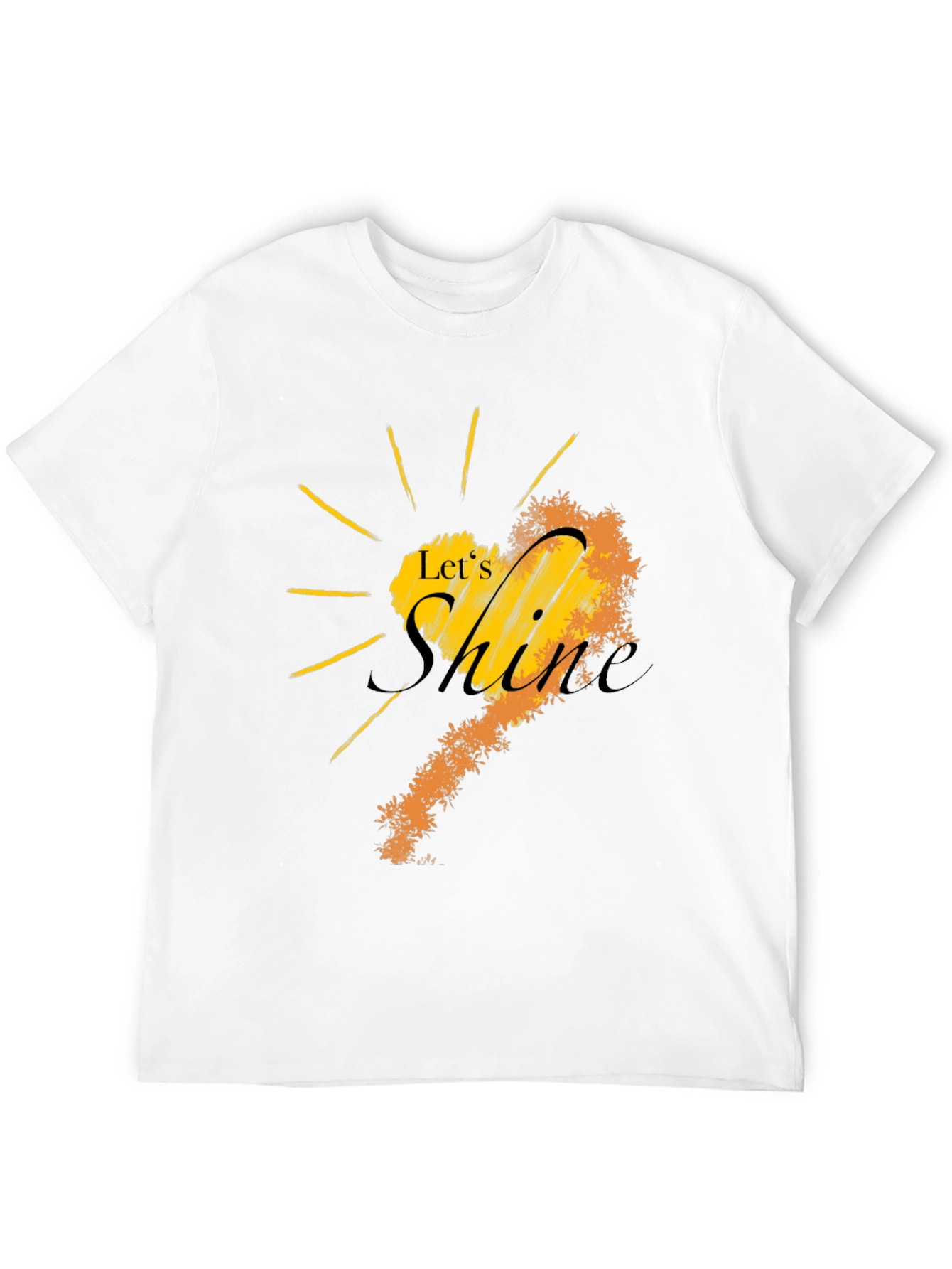 Lets Shine Black Graphic Tee