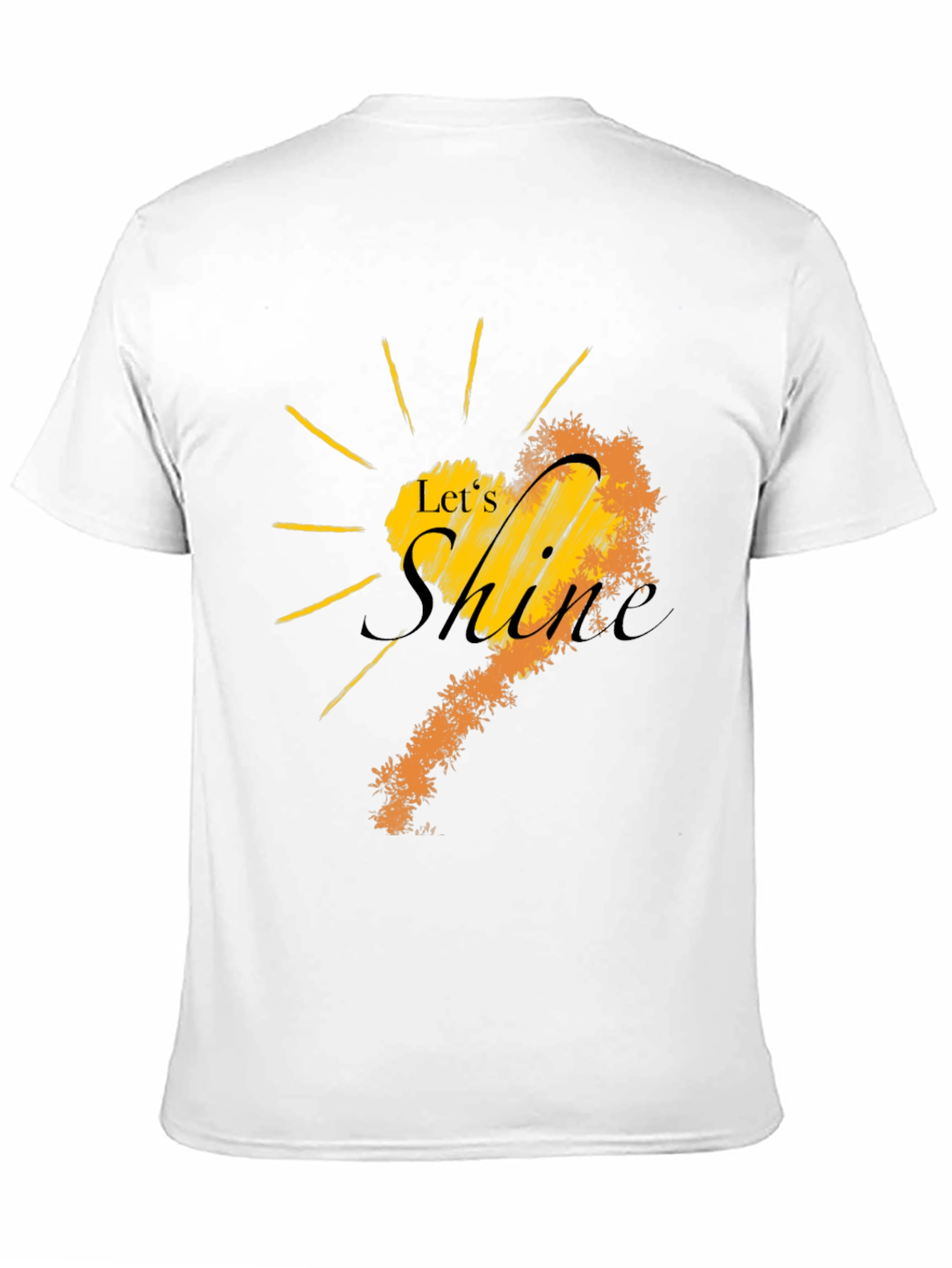 Lets Shine Black Graphic Tee