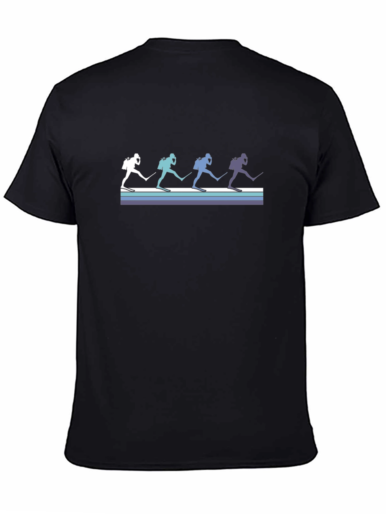 Retro Scuba Diver Graphic Tee - Black
