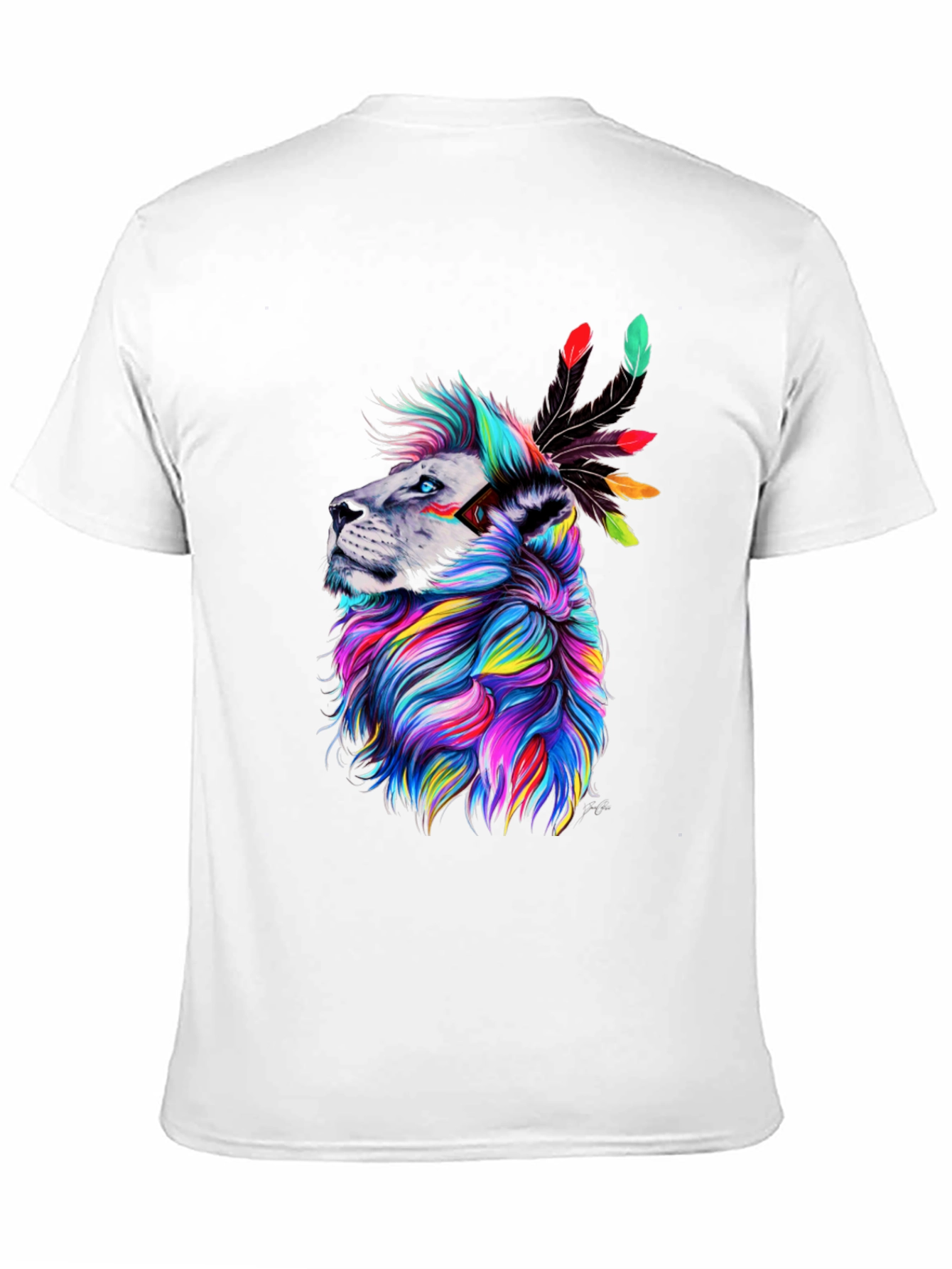 Colorful Lion Graphic Tee