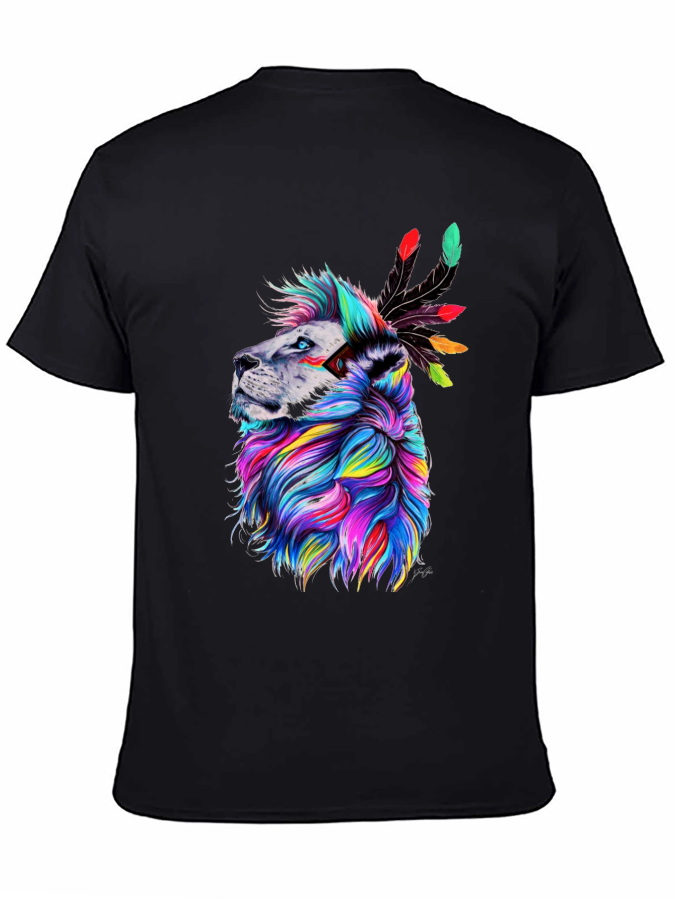 Colorful Lion Graphic Tee
