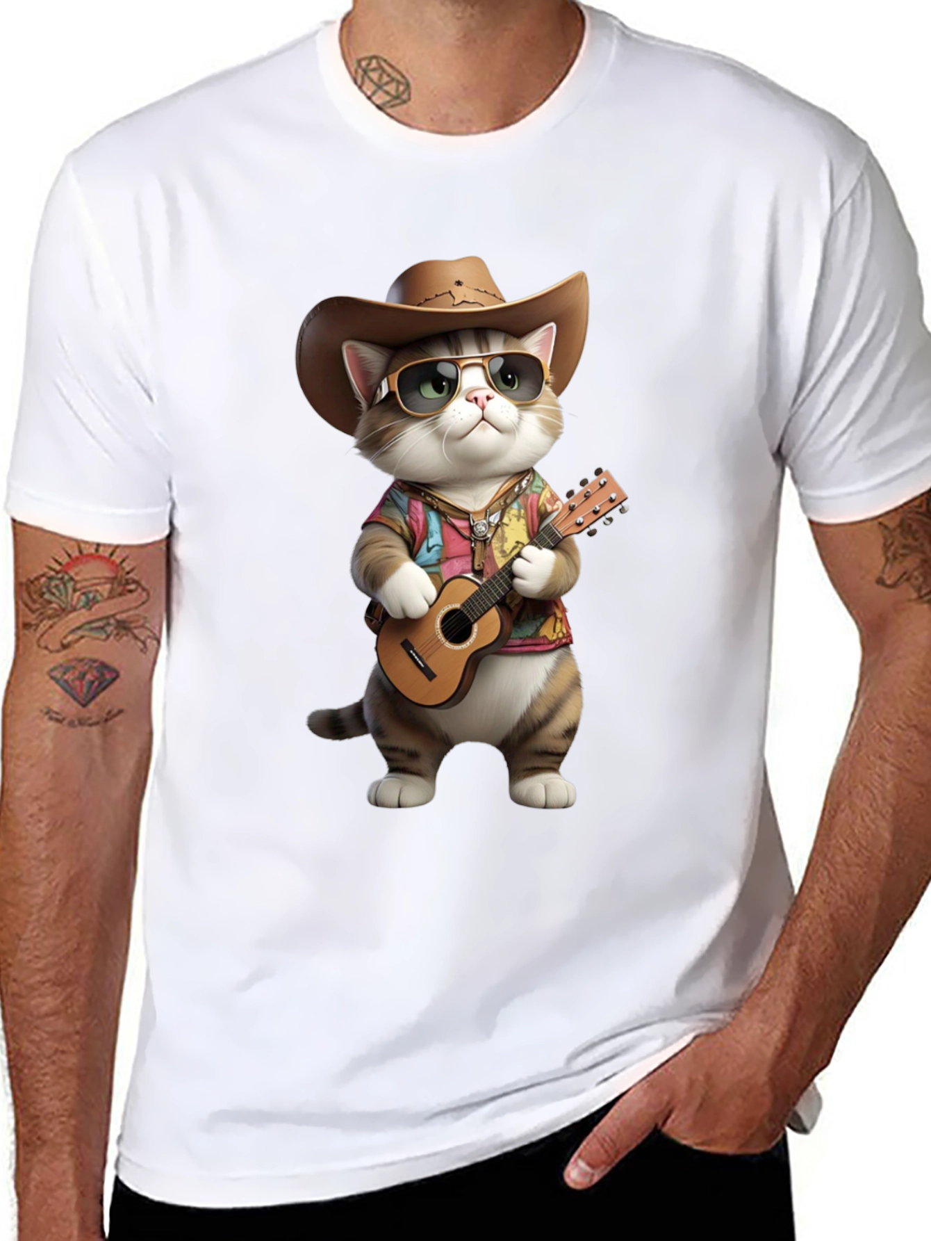 Cool Cat Cowboy T-Shirt